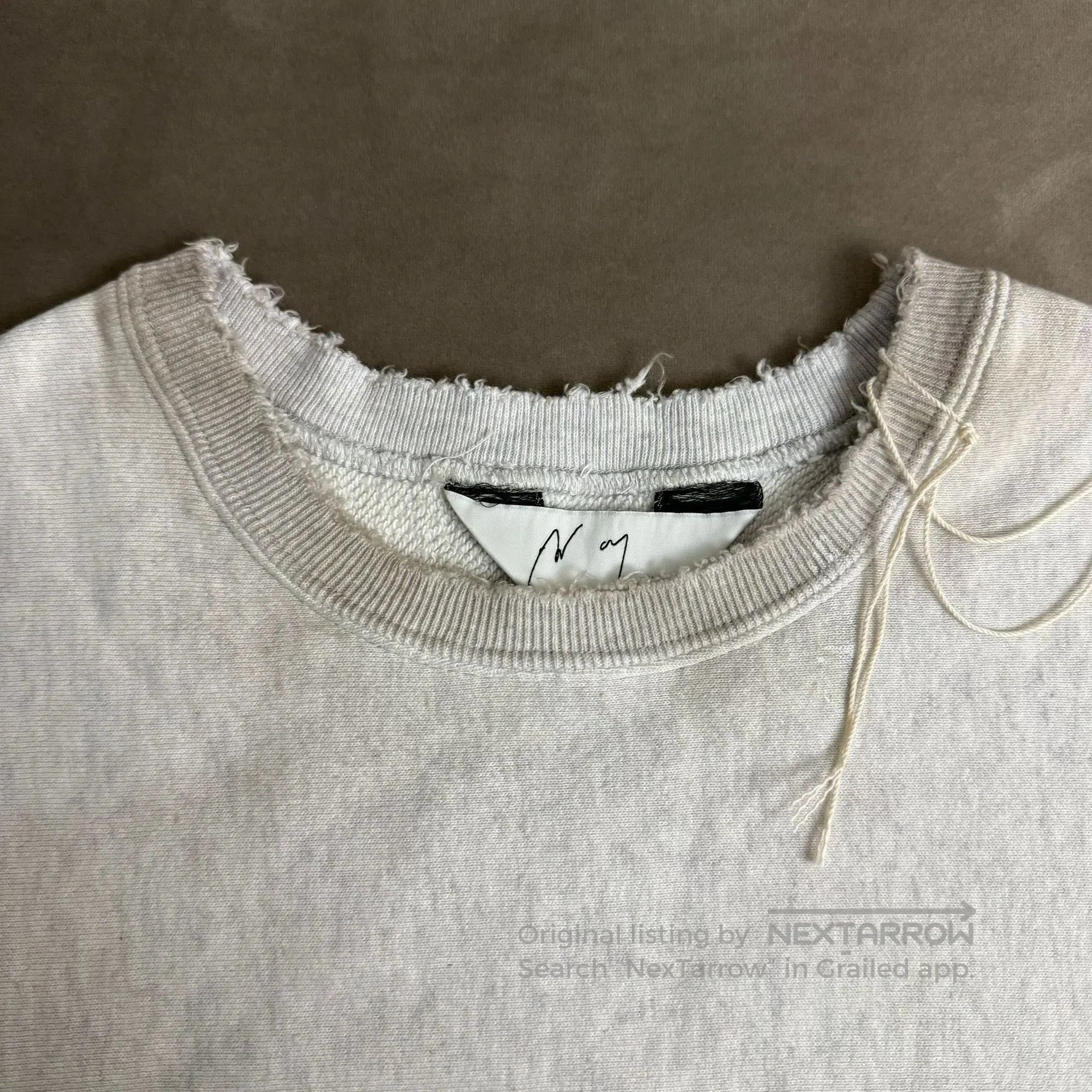 ANACHRONORM ANCELLM Hand Painting Sweat Shirt. Size US M / EU 48-50 / 2 - 5 Thumbnail