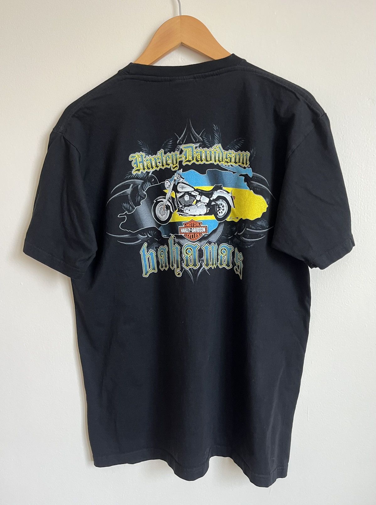 Harley Davidson Vintage 00’s Harley-Davidson “Bahamas” T-Shirt Size US L / EU 52-54 / 3 - 9 Thumbnail
