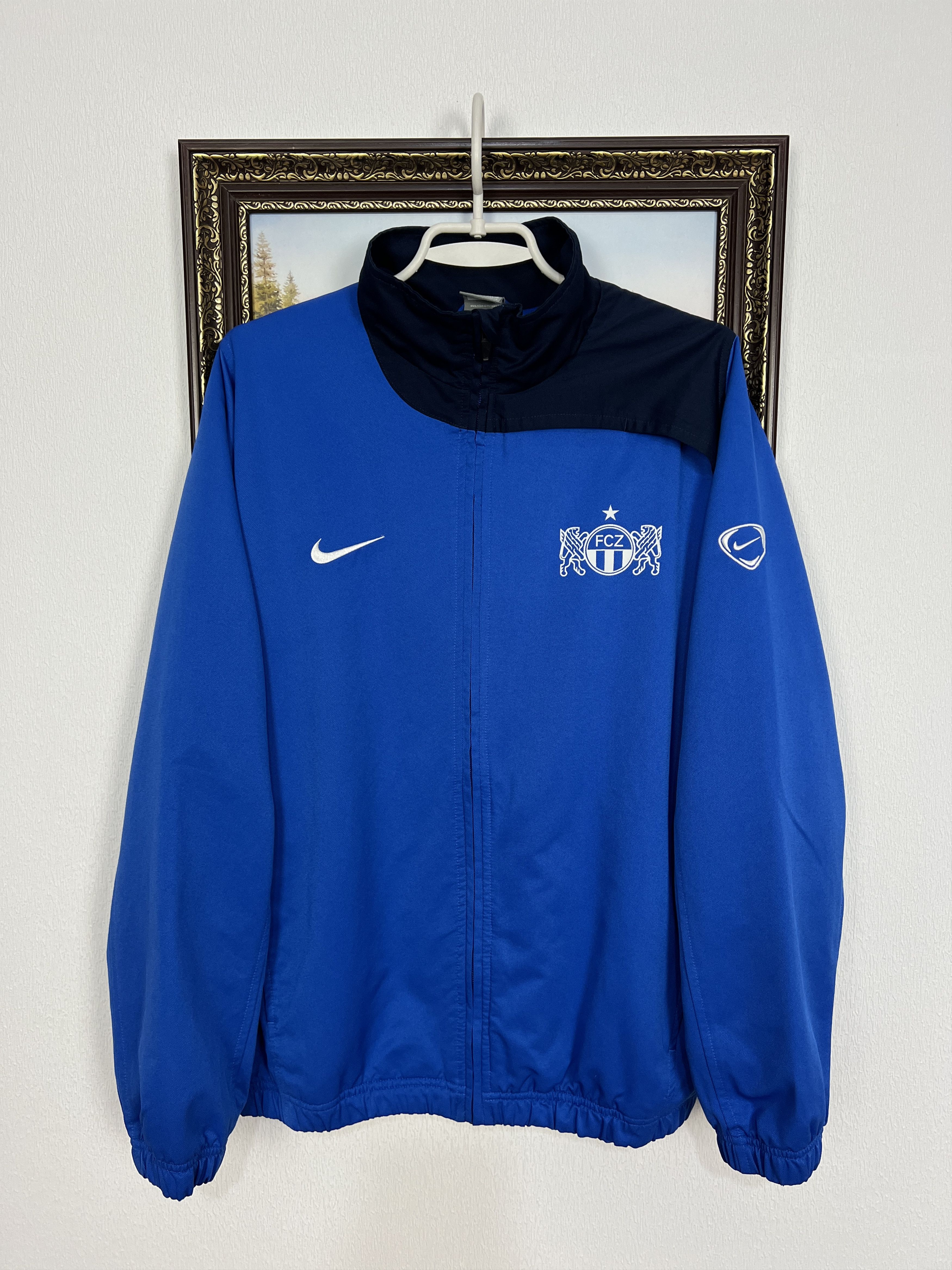 Nike Vintage Zurich Football Jacket Soccer Track Top Zip Rare Size US M / EU 48-50 / 2 - 1 Thumbnail