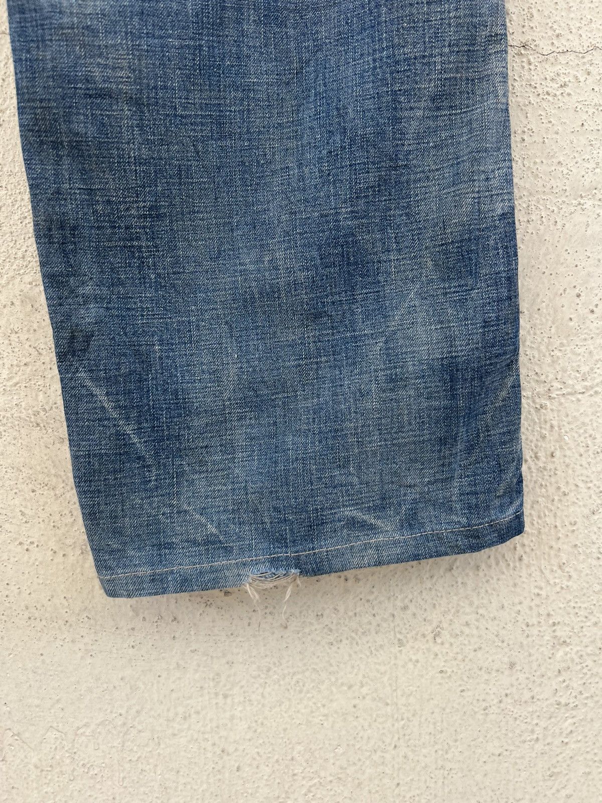 Full Count & Co. Vintage Full Count Japan Painter Denim Double Knee Work Pant Size US 30 / EU 46 - 20 Thumbnail