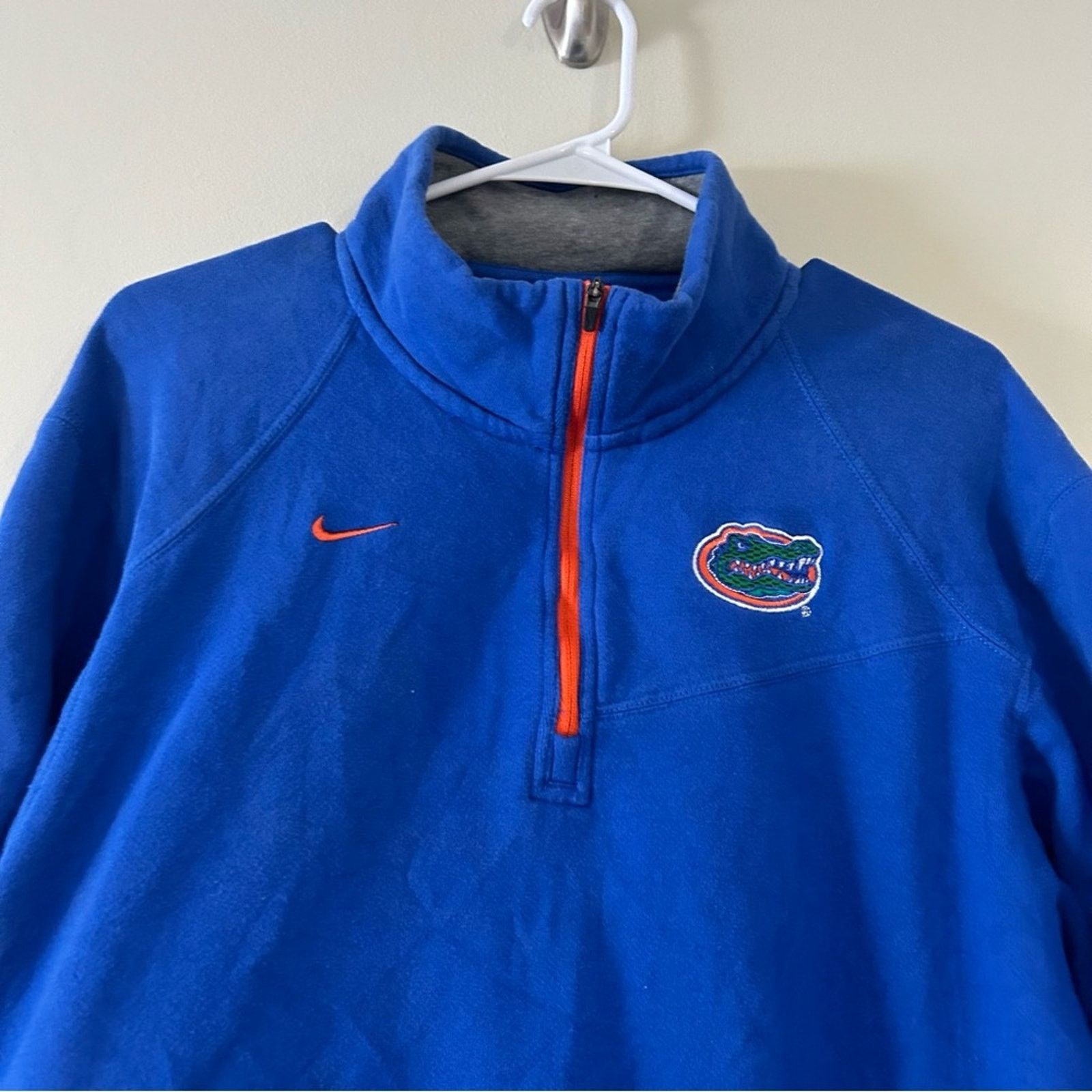 Nike Nike Florida Gators Quarter Zip Pullover Size US M / EU 48-50 / 2 - 2 Thumbnail