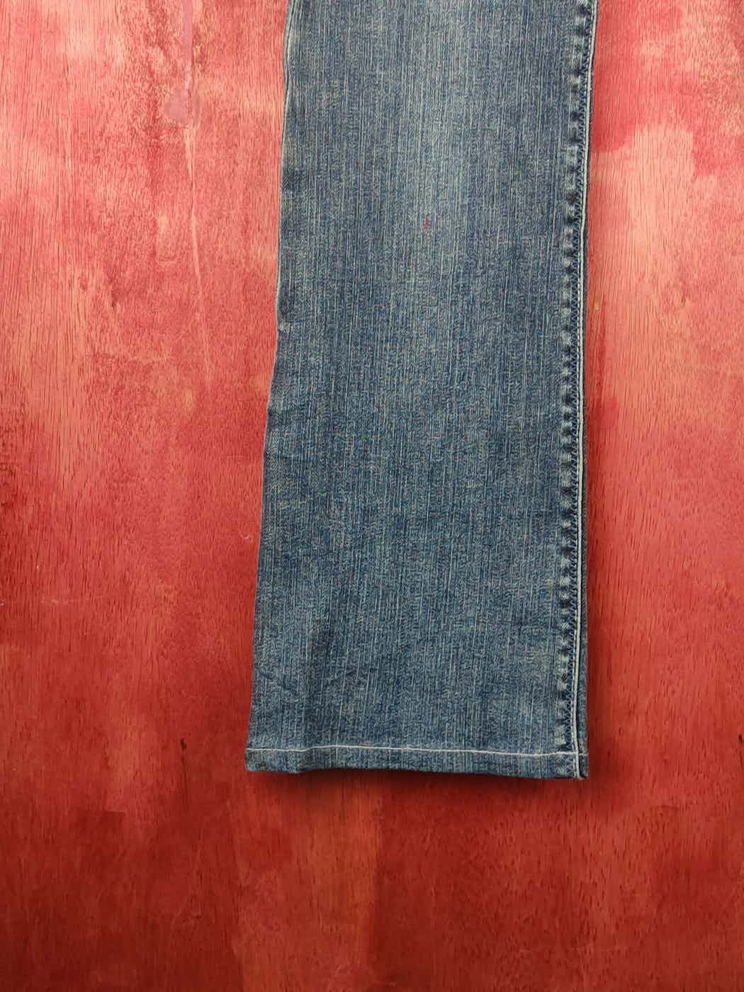 Japanese Brand Sportiff Dark Blue Distressed Multipocket Denim #S1531 Size 27" / US 4 / IT 40 - 12 Thumbnail