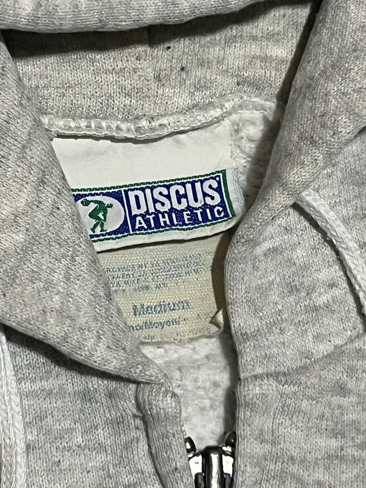 Vintage Gray Vintage Zip Up Hoodie Size US M / EU 48-50 / 2 - 2 Thumbnail