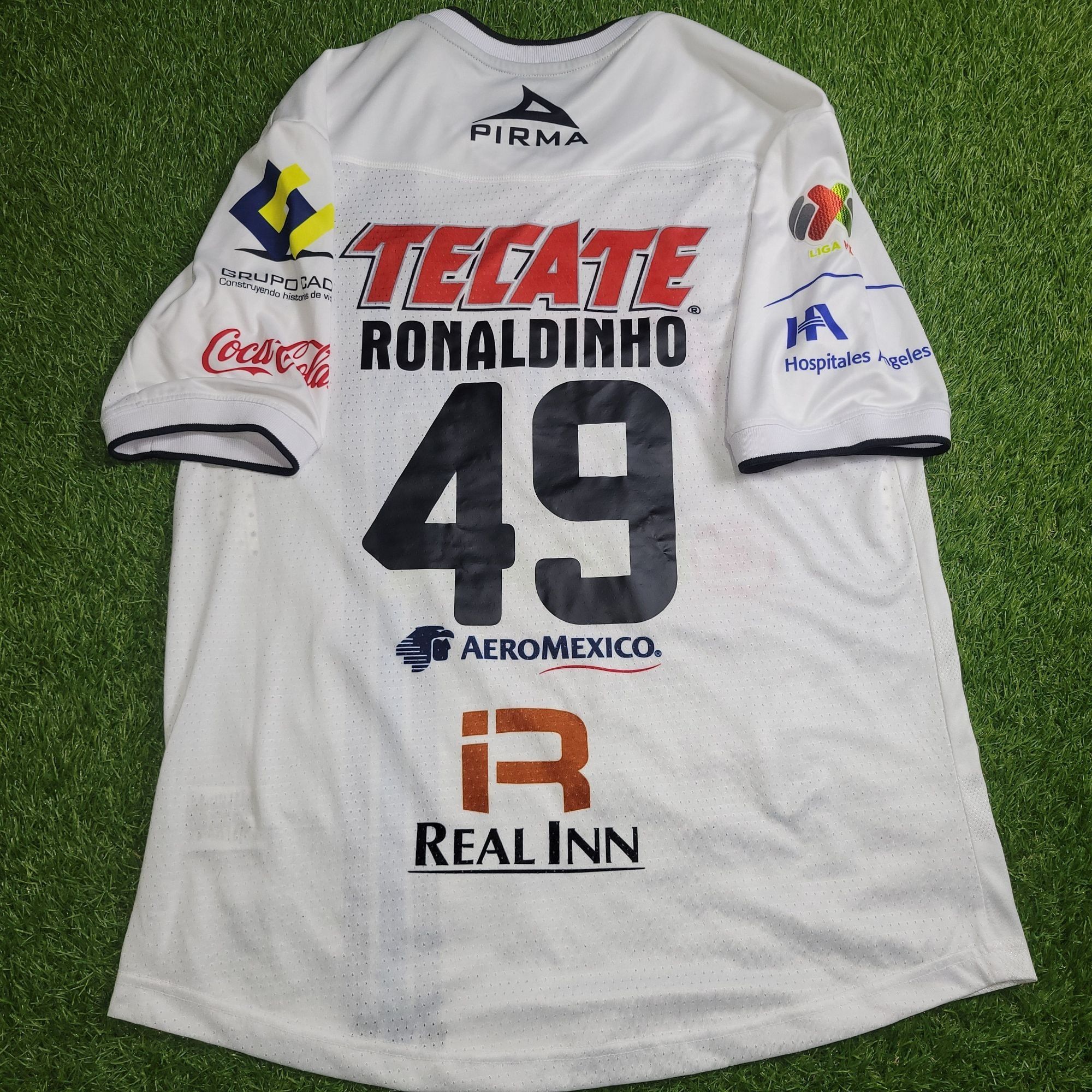 Other Ronaldinho Queretaro PLAYER ISSUE 2014 2015 Soccer Jersey Size US XL / EU 56 / 4 - 1 Thumbnail