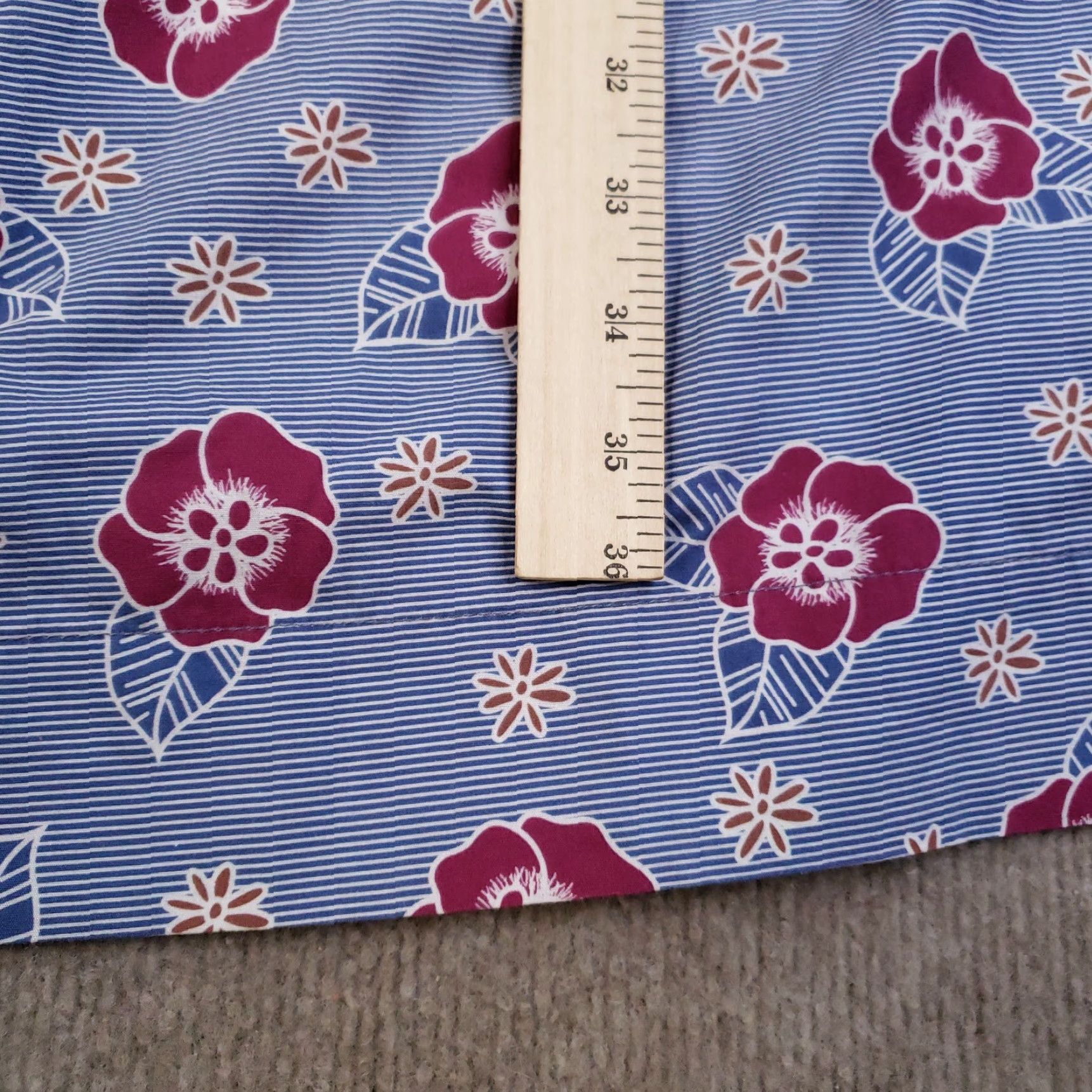 Anthropologie Carleen Dress XS Womens Blue Floral Shift USA Anthropologie Boho Short Sleeve Size 26" / US 2 / IT 38 - 5 Thumbnail