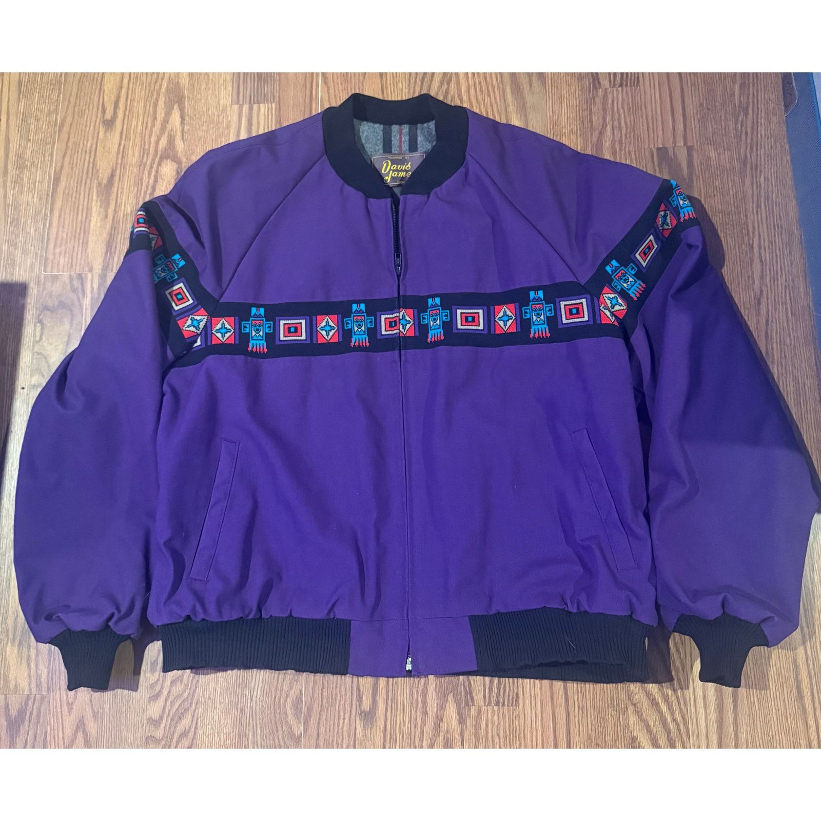 Other Vintage David James Southwestern blanket Jacket Made in USA Size US XL / EU 56 / 4 - 1 Thumbnail