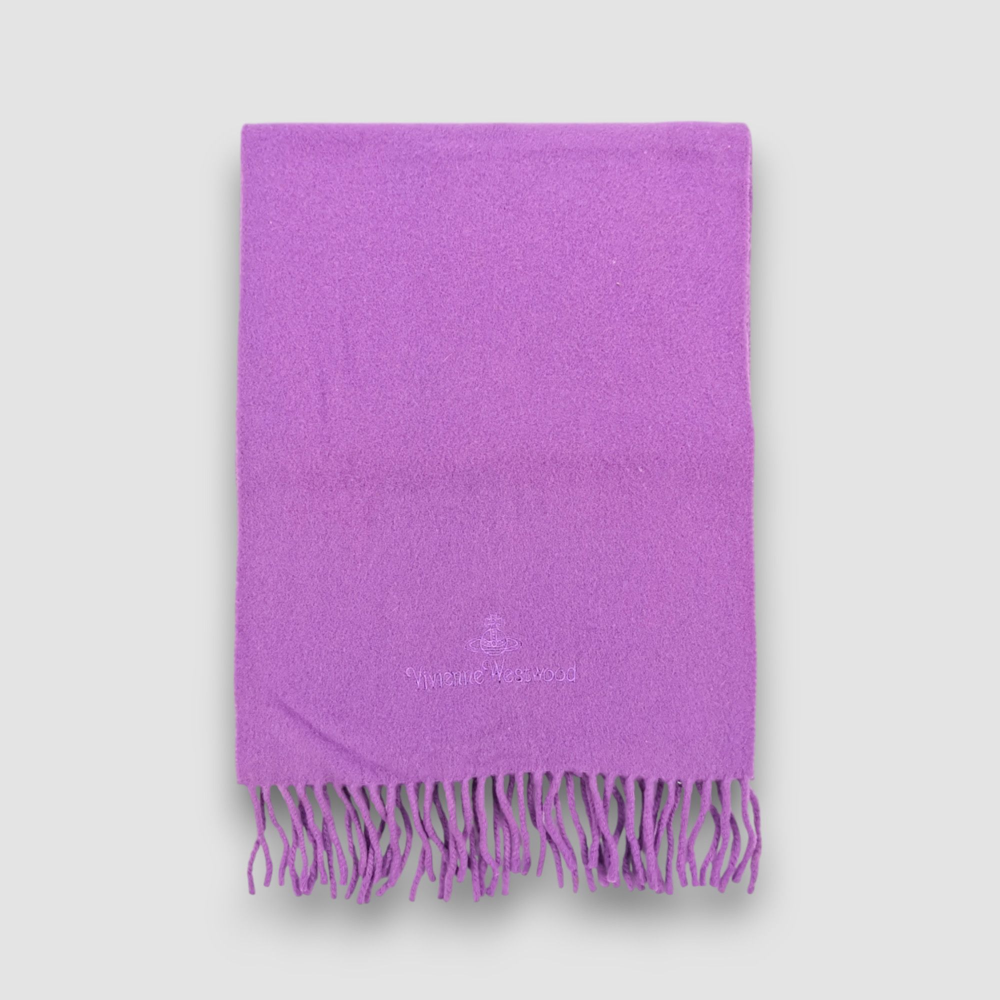 Japanese Brand Vintage Vivienne Westwood Orbs Scarf Muffler Wool Scarves. Size ONE SIZE - 2 Thumbnail