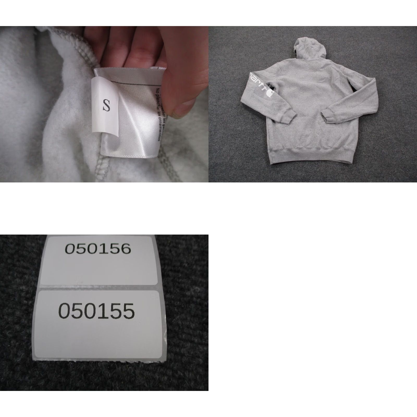 Carhartt Carhartt Hoodie Mens S Gray Relaxed Sweatshirt Work Logo Outdoor Pockets Hooded Thermal Shirt Mens Size US S / EU 44-46 / 1 - 9 Thumbnail