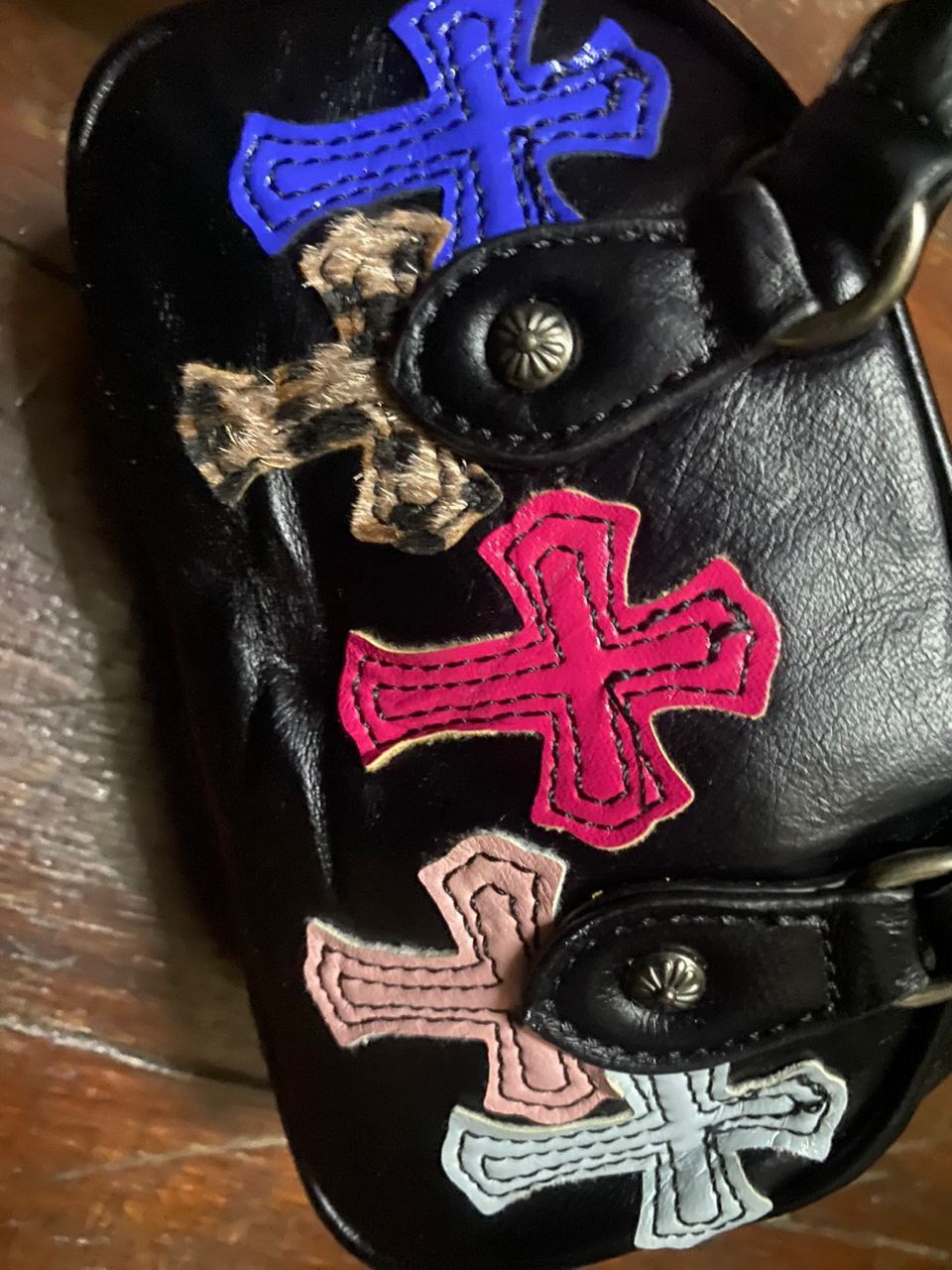 Other Unbrand multicolor cross patches mini handbag inspiration CH Size ONE SIZE - 3 Thumbnail