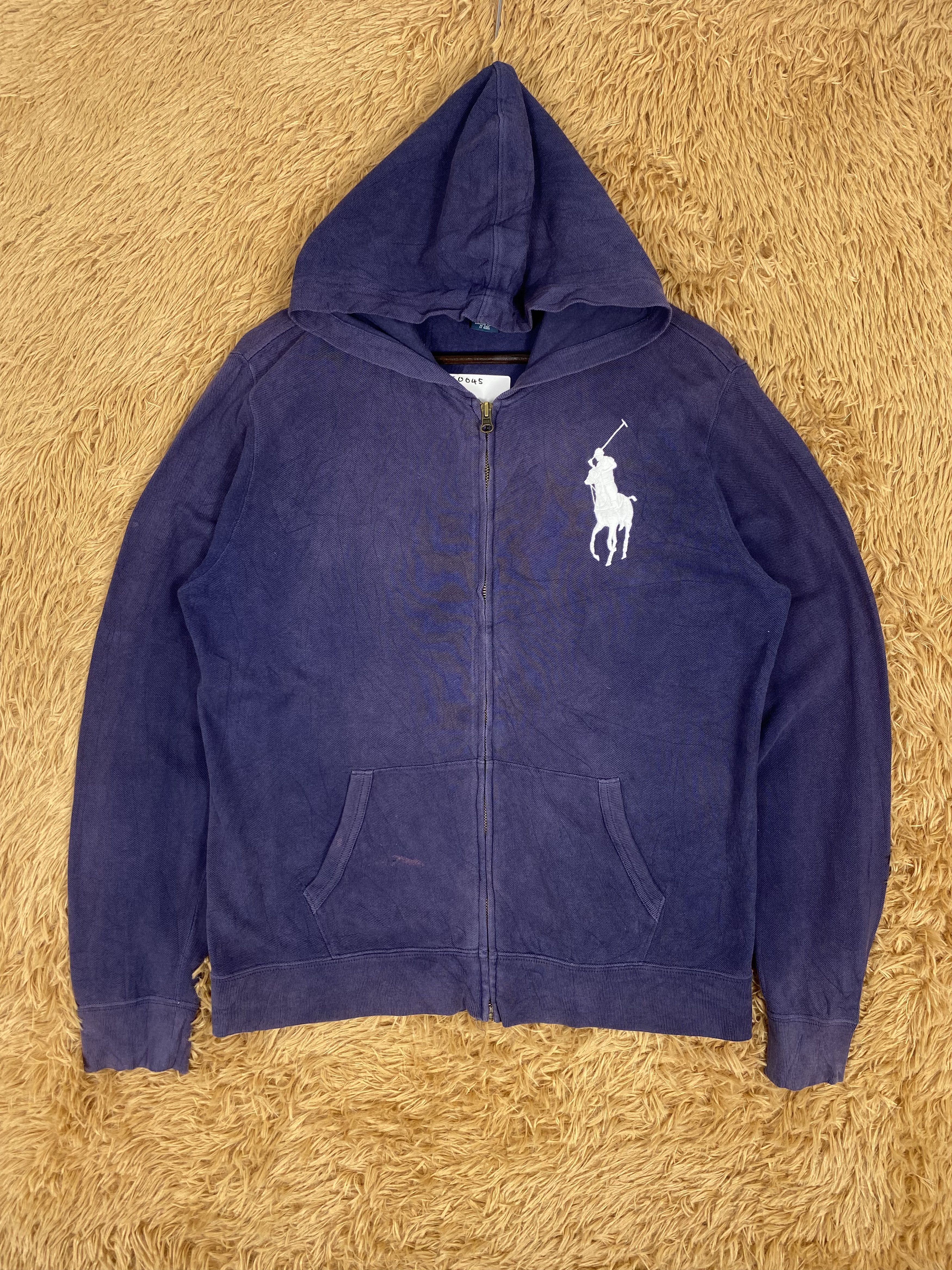 Vintage Polo Ralph Lauren Faded Hoodie Sweatshirts PS0045