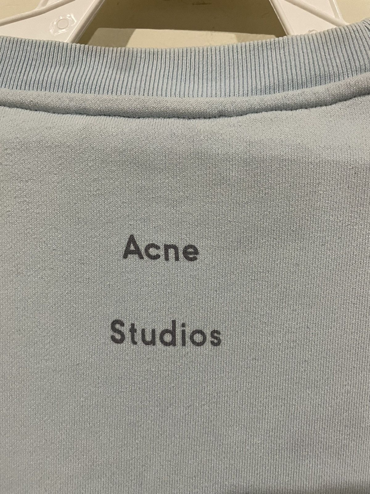 Acne Studios Rare🔥Acne Studios College Face Slubby Distressed Jumper Size US S / EU 44-46 / 1 - 11 Thumbnail