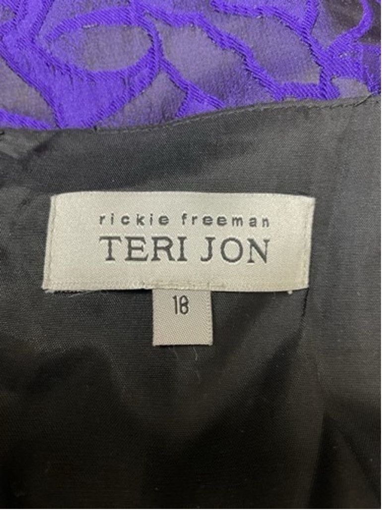 Other Teri Jon Dress Jacquard/Brocade Sleeveless Set /Top Women 18 Size XXL / US 16-18 / IT 52-54 - 2 Thumbnail