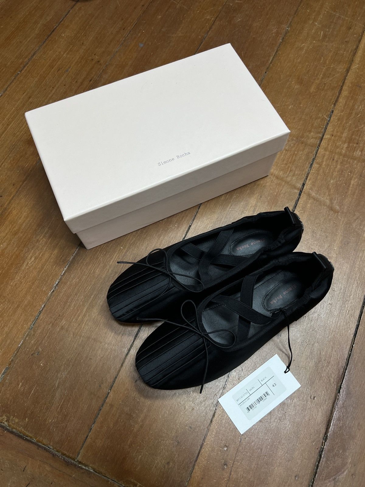 Simone Rocha SS25 Simone Rocha Satin Ballerina Grip Ballet Flats Size US 10 / EU 43 - 2 Thumbnail