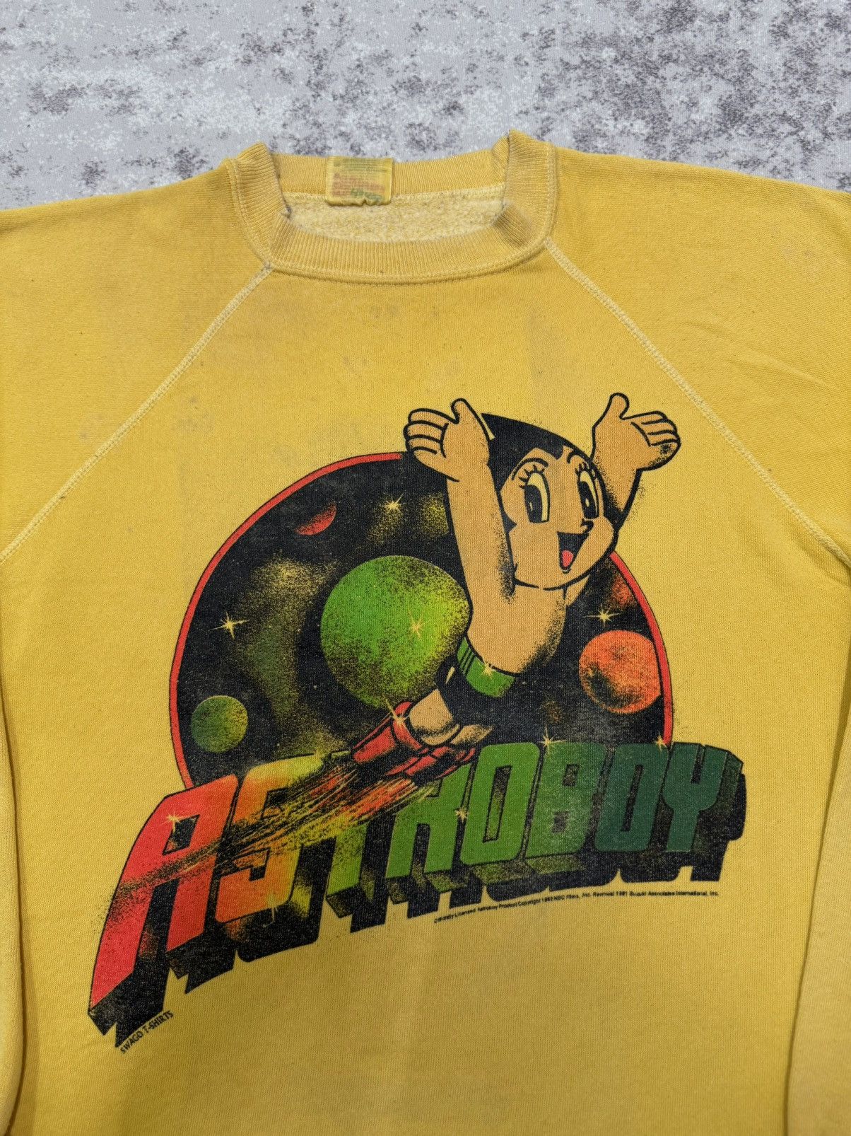 Anime VINTAGE 90s ASTRO BOY TEZUKA PRODUCTION DISTRESED SWEATSHIRT Size US M / EU 48-50 / 2 - 4 Thumbnail