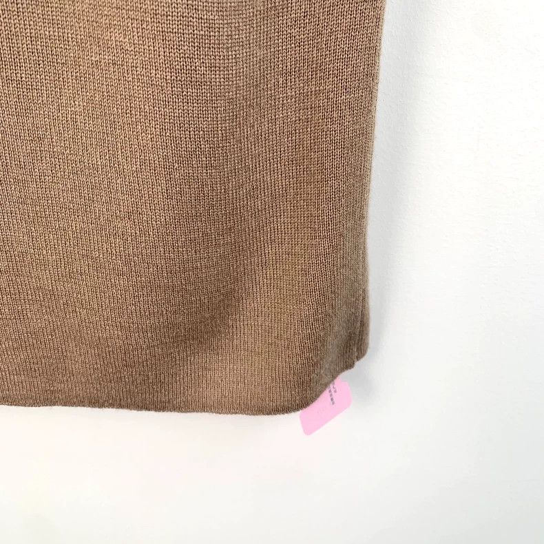 Fendi FENDI Brown Logo Embroidered Wool Crew Neck Short Sleeve K Size XS / US 0-2 / IT 36-38 - 4 Thumbnail