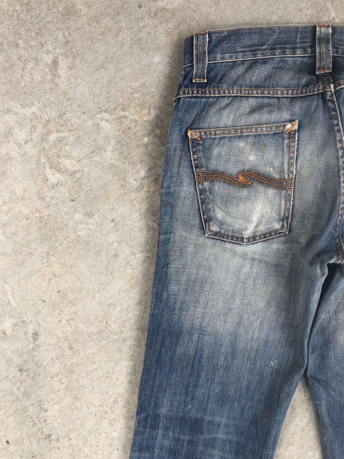 Nudie Jeans Nudie Distressed Jeans Mud Wash Size US 30 / EU 46 - 9 Thumbnail