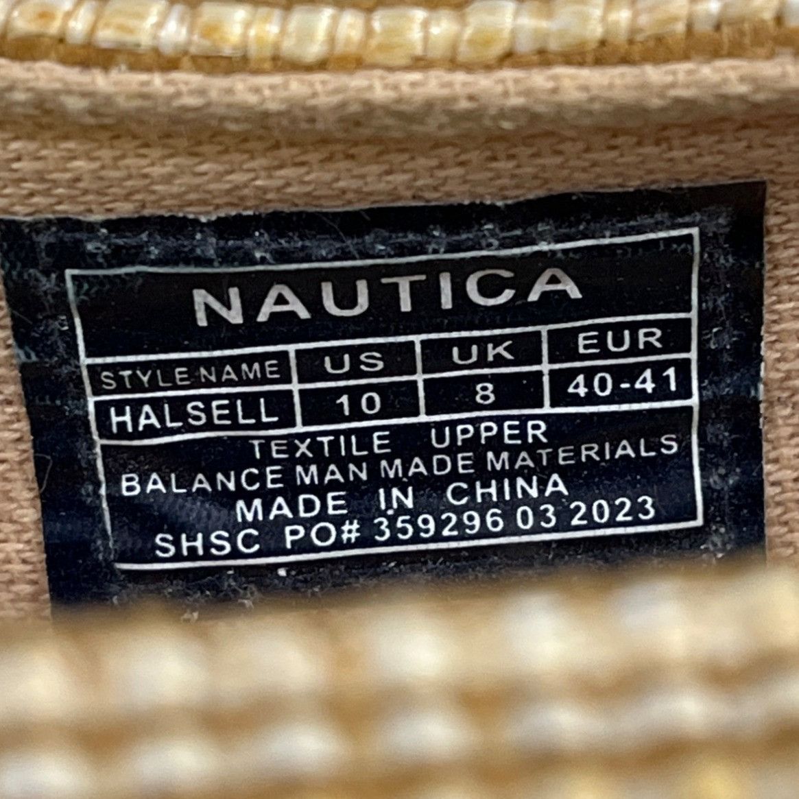 Nautica Nautica Halsell Women's Beige Shoes/Flats Size 10 SKU 5104 Size US 10 / IT 40 - 8 Thumbnail
