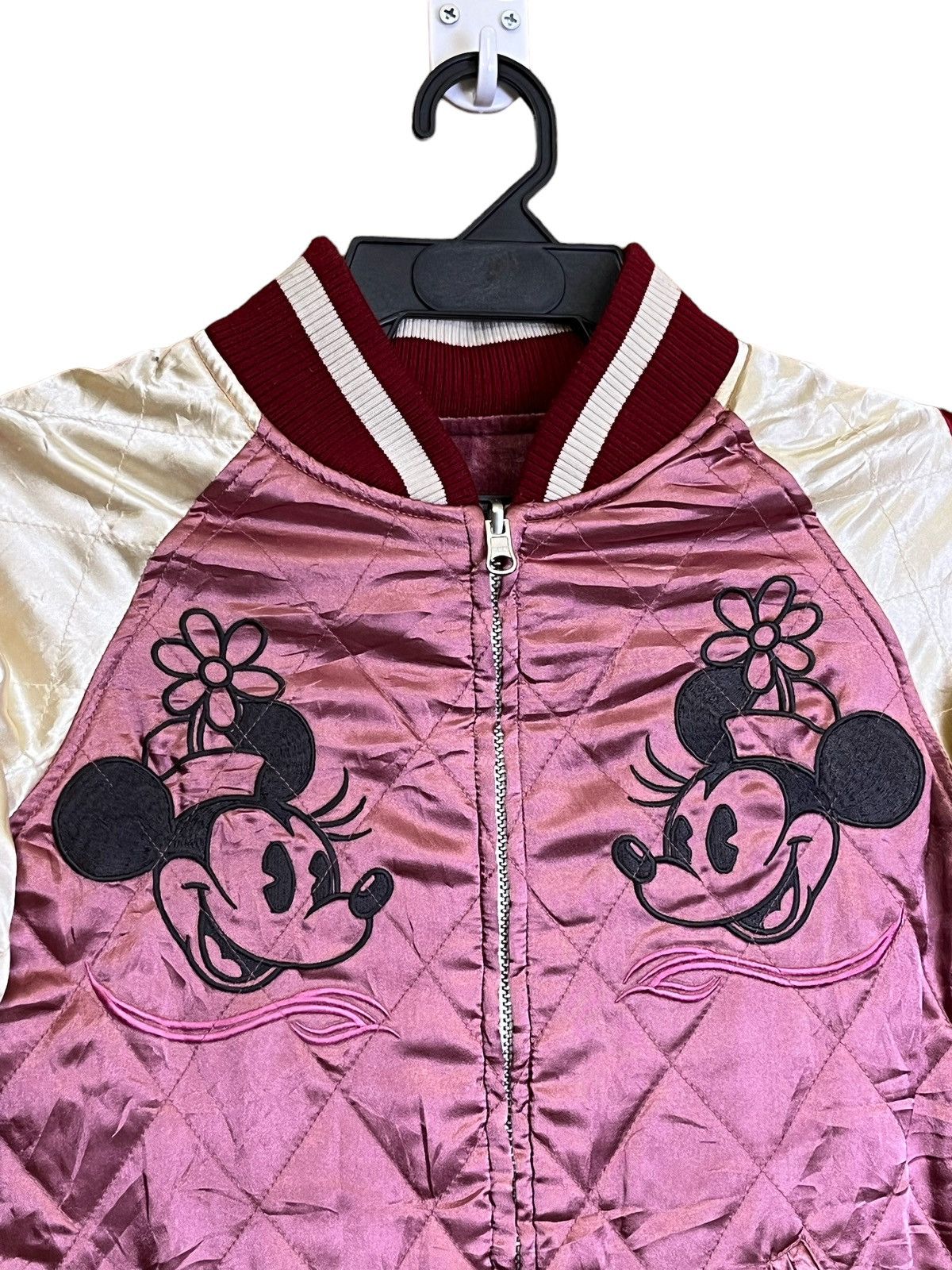Disney SUKAJAN DISNEY MINNIE MOUSE NYLON/VELVET REVERSIBLE JACKET Size US XS / EU 42 / 0 - 6 Thumbnail