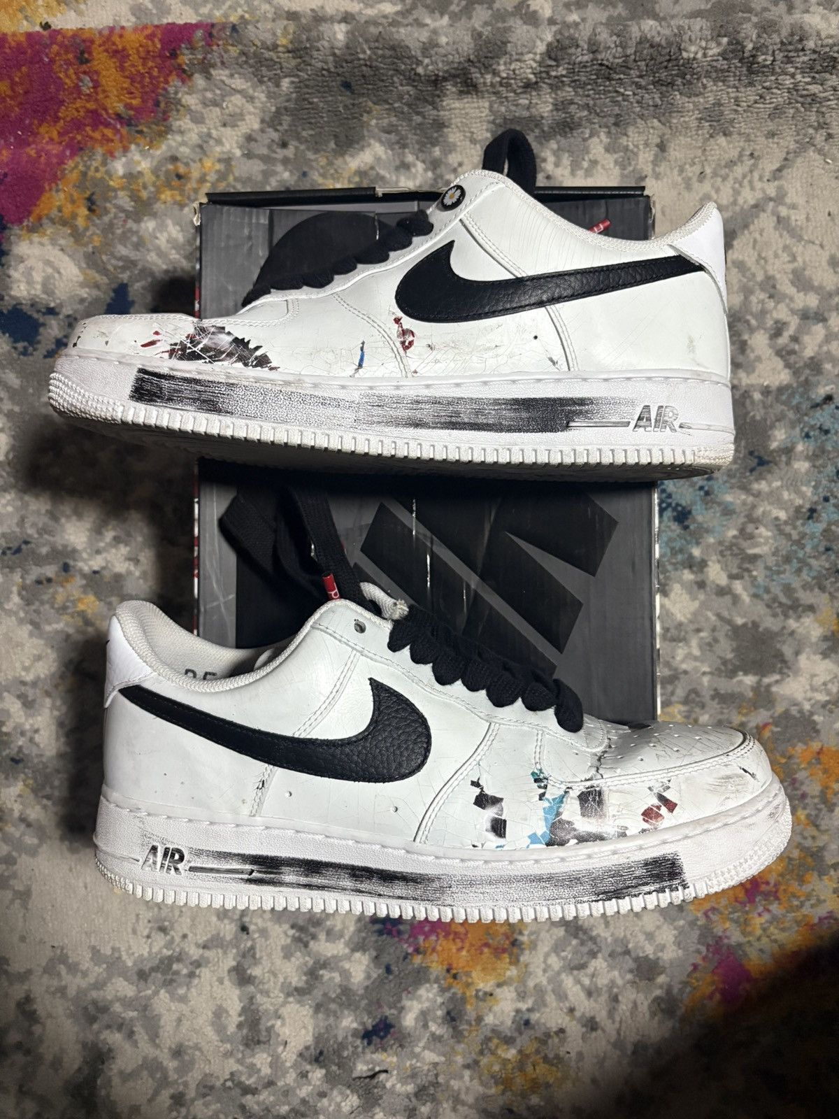 Nike × peaceminusone Nike x G dragon Air Force 1 paranoise 2.0 Size US 12 / EU 45 - 1 Thumbnail