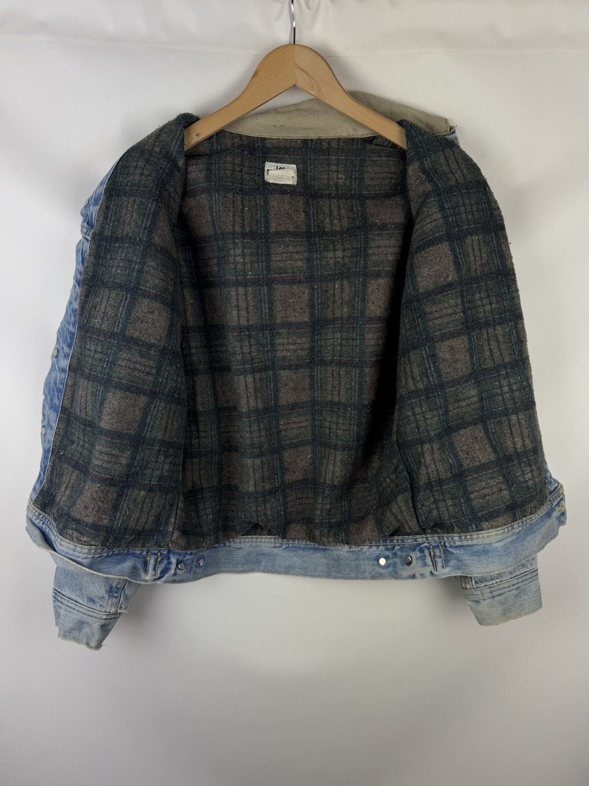 Lee × Vintage Lee Dungarees Vintage Blanket Lined Denim Trucker Jacket Size US M / EU 48-50 / 2 - 21 Thumbnail