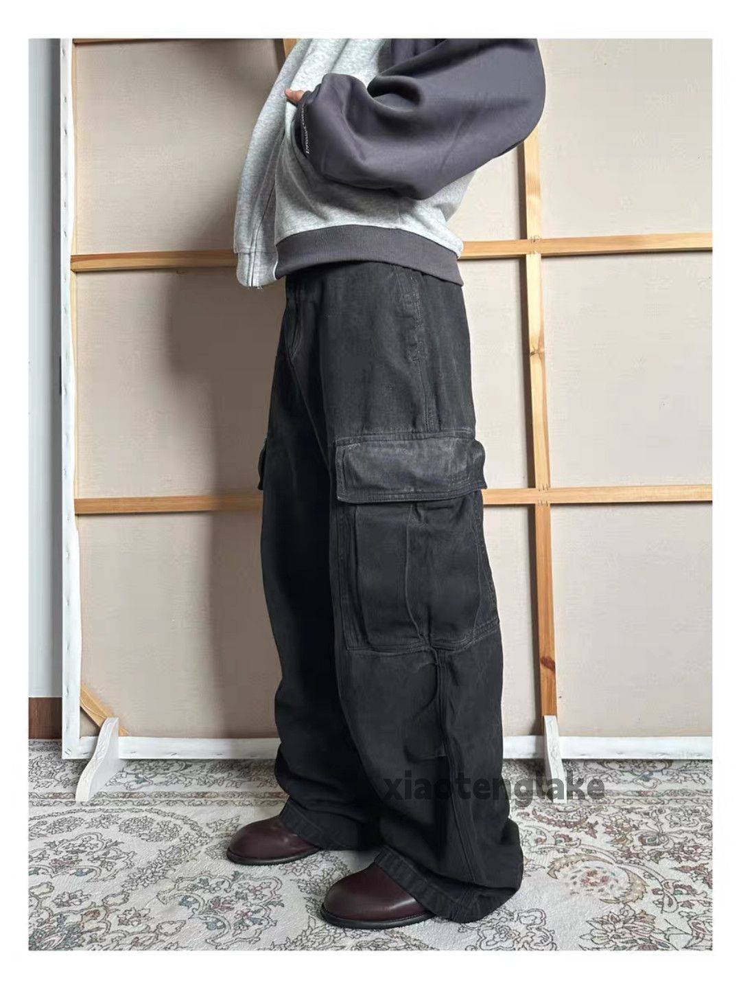 Vintage ltx vintage loose baggy wide Leg loose cargo pants Size US 33 - 6 Thumbnail