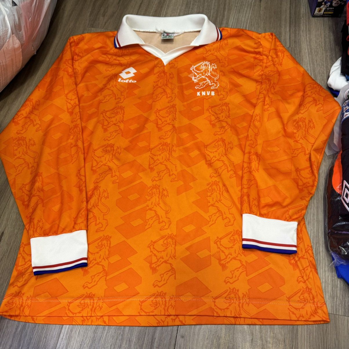 Lotto Sport Holland 94/95 longsleeves home shirt #18 Size US M / EU 48-50 / 2 - 1 Thumbnail