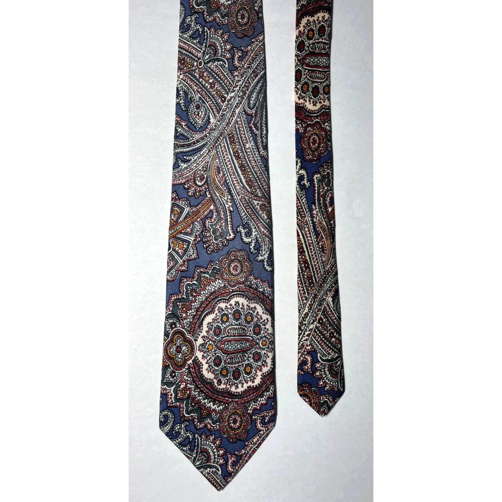 Polo Ralph Lauren VINTAGE Polo Ralph Lauren Men's Tie Silk Floral Paisley 100% Silk Made in USA Size US M / EU 48-50 / 2 - 6 Thumbnail