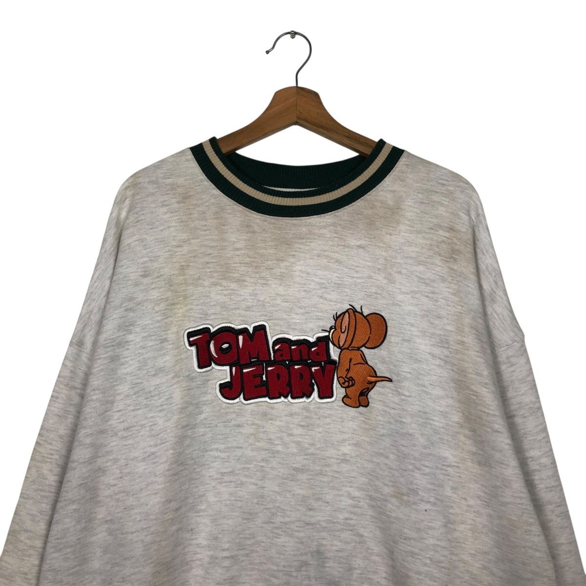 Japanese Brand 🔥VINTAGE SWEATSHIRT TOM & JERRY CARTOON BIG LOGO DESIGN Size US L / EU 52-54 / 3 - 5 Thumbnail