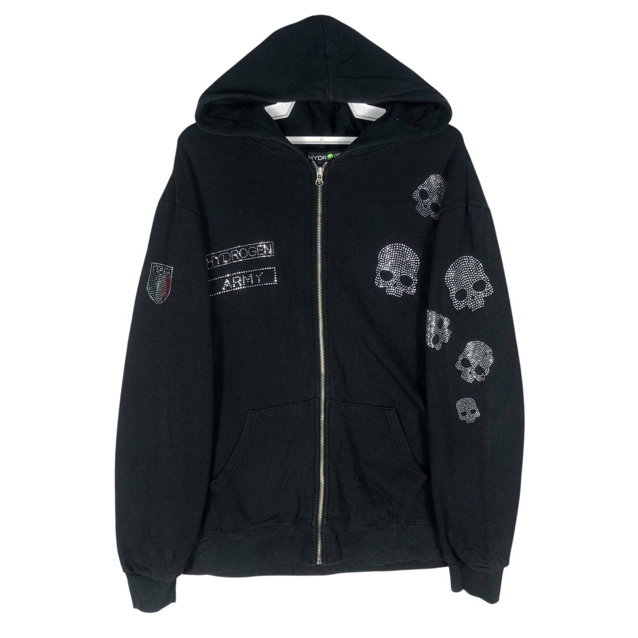 HYDROGEN Vintage Hydrogen Zipper Sweatshirt Size US XL / EU 56 / 4 - 2 Thumbnail