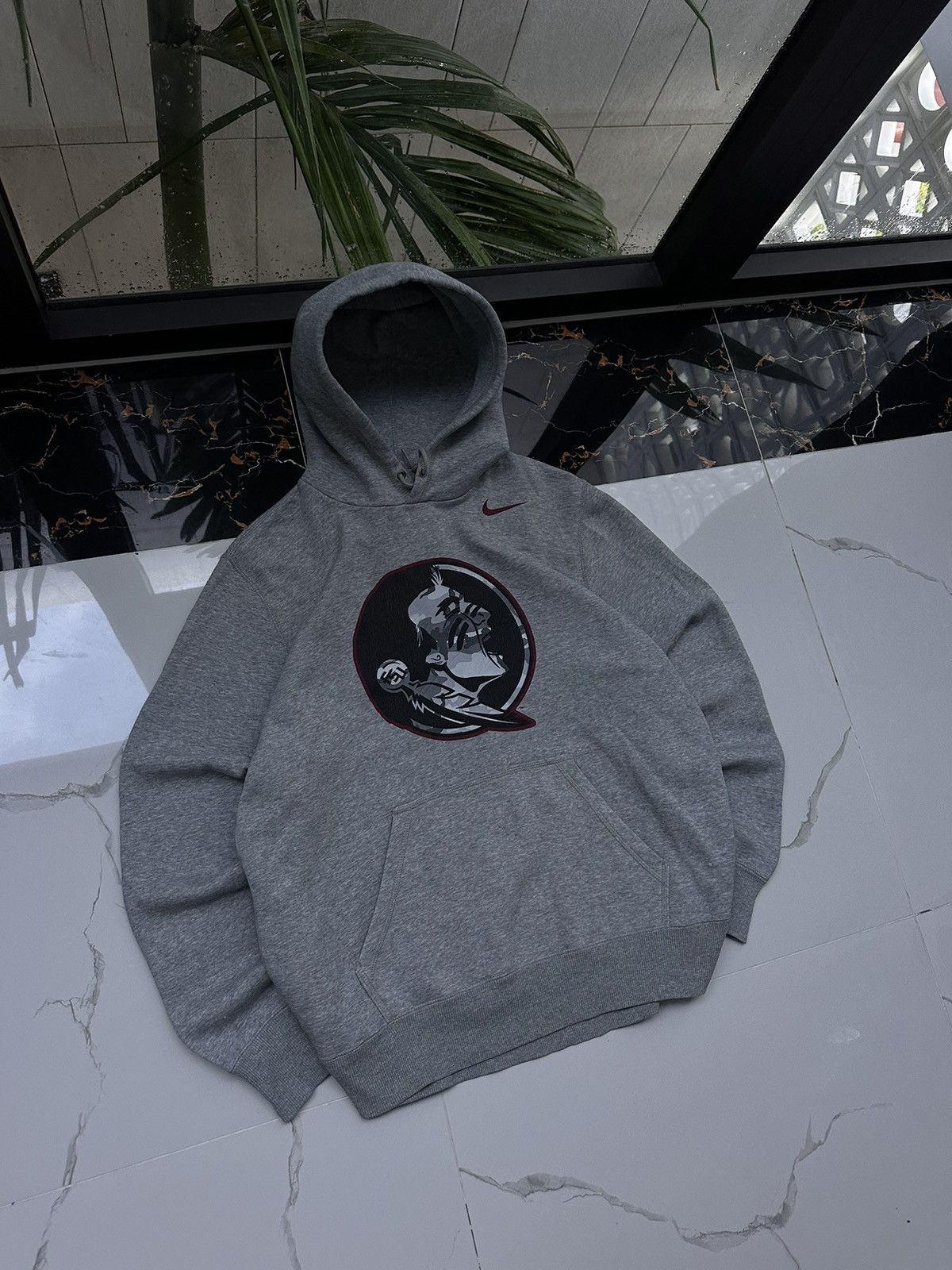 Nike × Vintage NIKE VINTAGE BIG LOGO STREETWEAR HOODIE Size US L / EU 52-54 / 3 - 2 Thumbnail