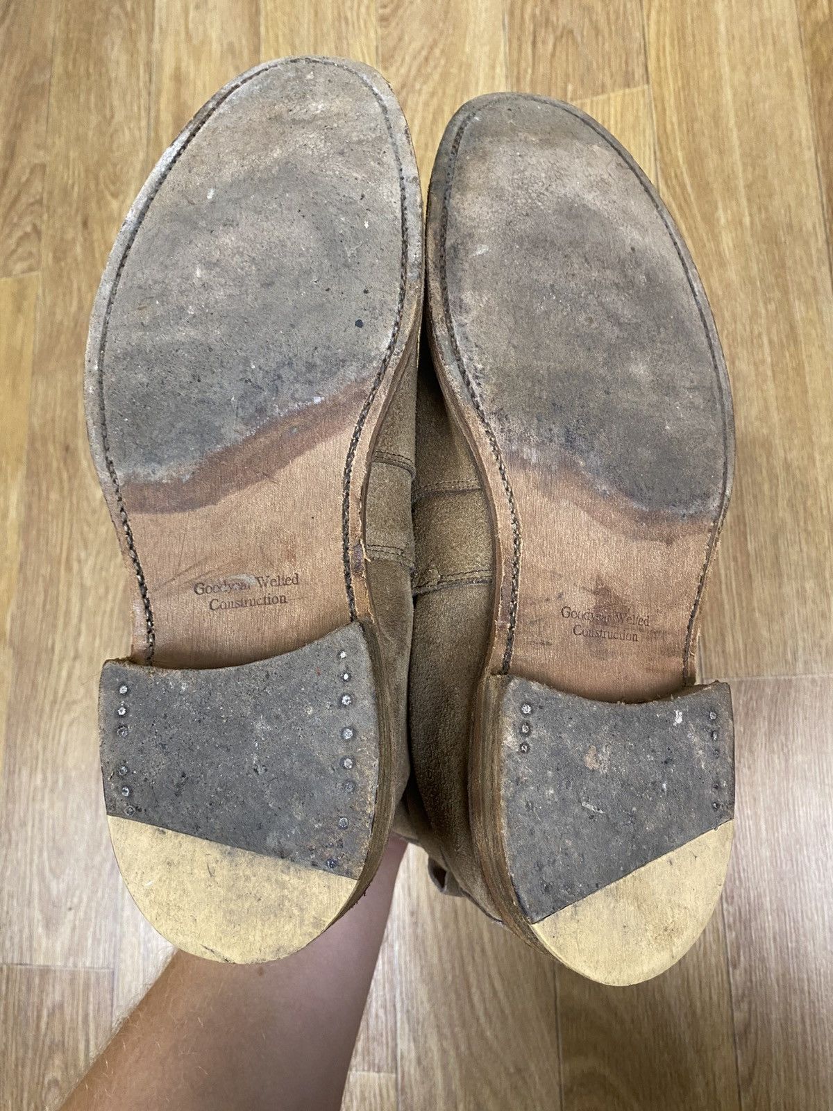 Loake Loake Beige Suede Men’s Boots Size: 43.5 Size US 10.5 / EU 43-44 - 11 Thumbnail