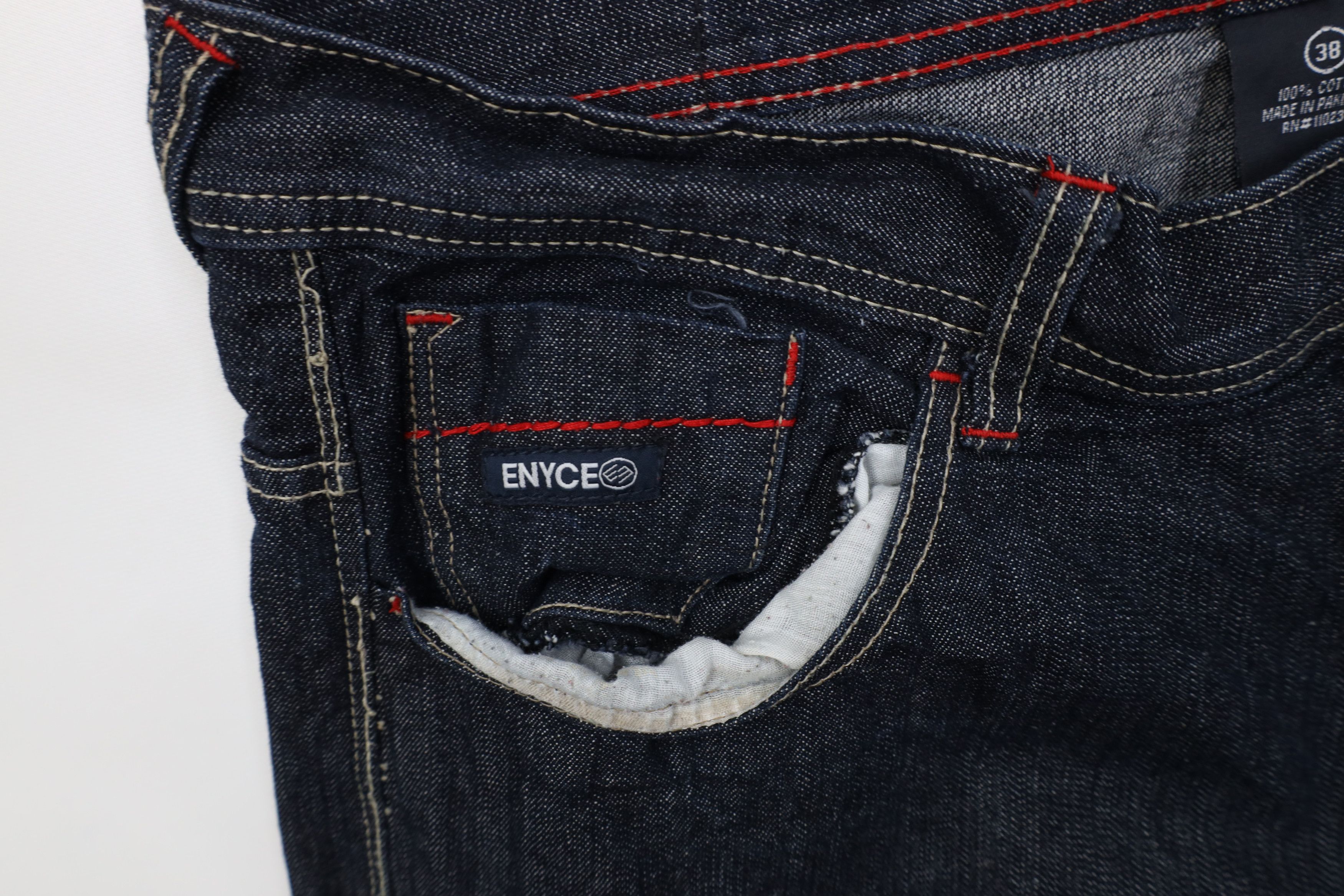 Vintage Vintage 90s Y2K Enyce Sean Combs Baggy Wide Leg Denim Jeans Size US 38 / EU 54 - 7 Thumbnail