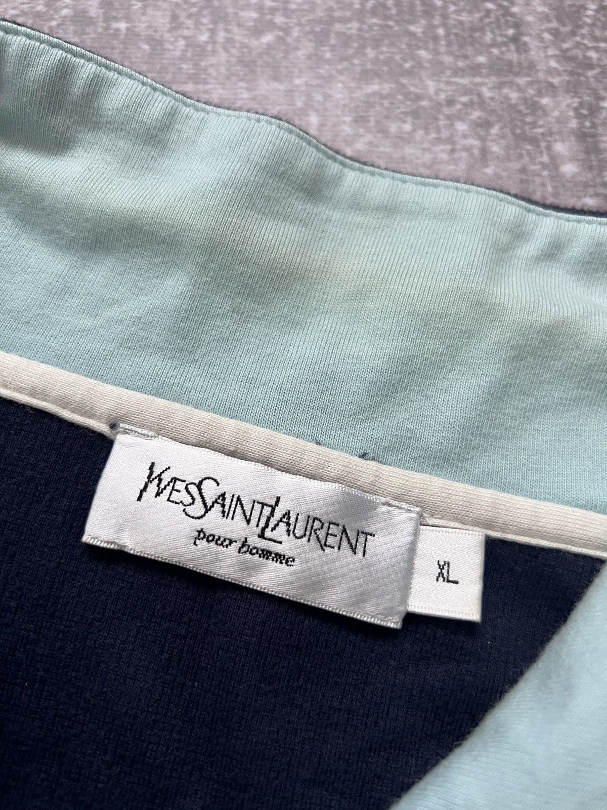 Yves Saint Laurent Vintage YSL Yves Saint Laurent Zip Up Hoodie Size US XL / EU 56 / 4 - 4 Thumbnail