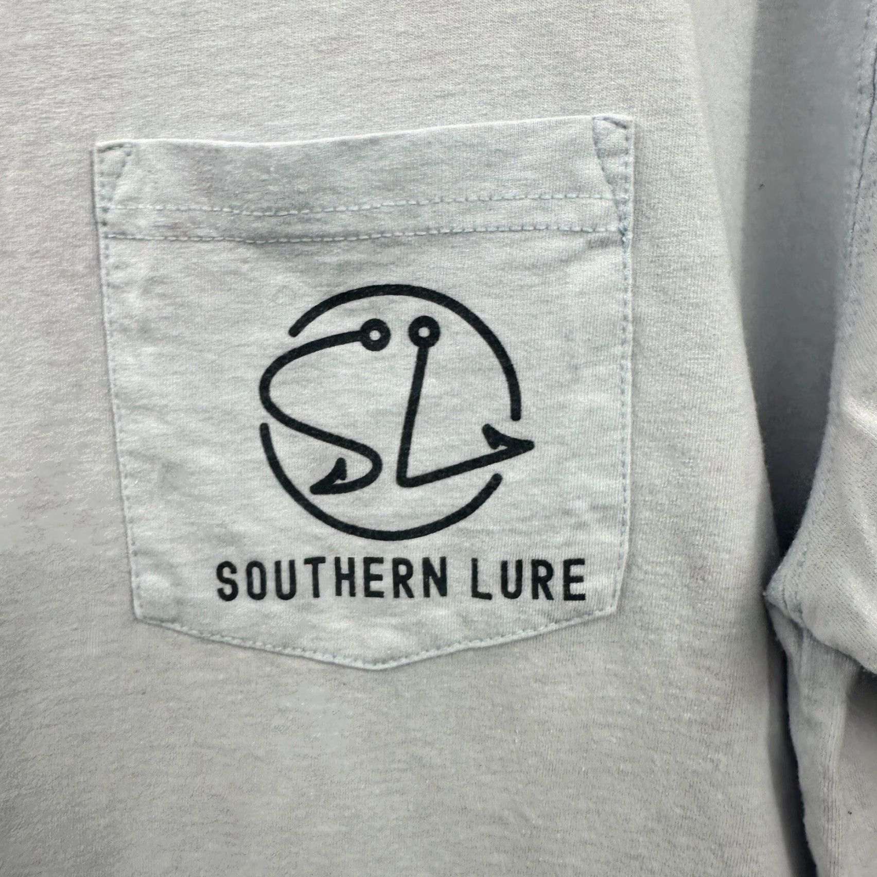 Vintage Southern Lure Mens T-Shirt Small Blue Santa Chillin Christmas Fishing Size US S / EU 44-46 / 1 - 6 Thumbnail