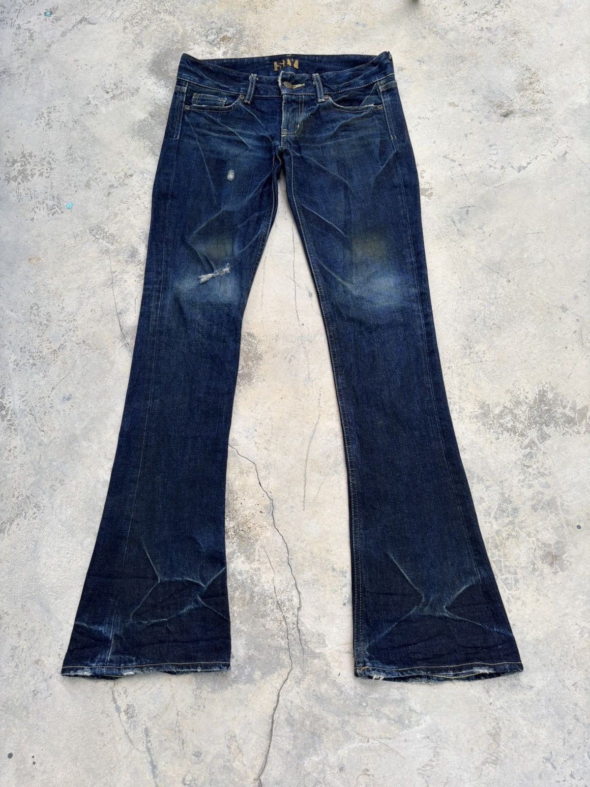 SLY Flare Jeans SLY Japanese Bootcut Claw Mark Flared Jeans Size 30" / US 8 / IT 44 - 3 Thumbnail