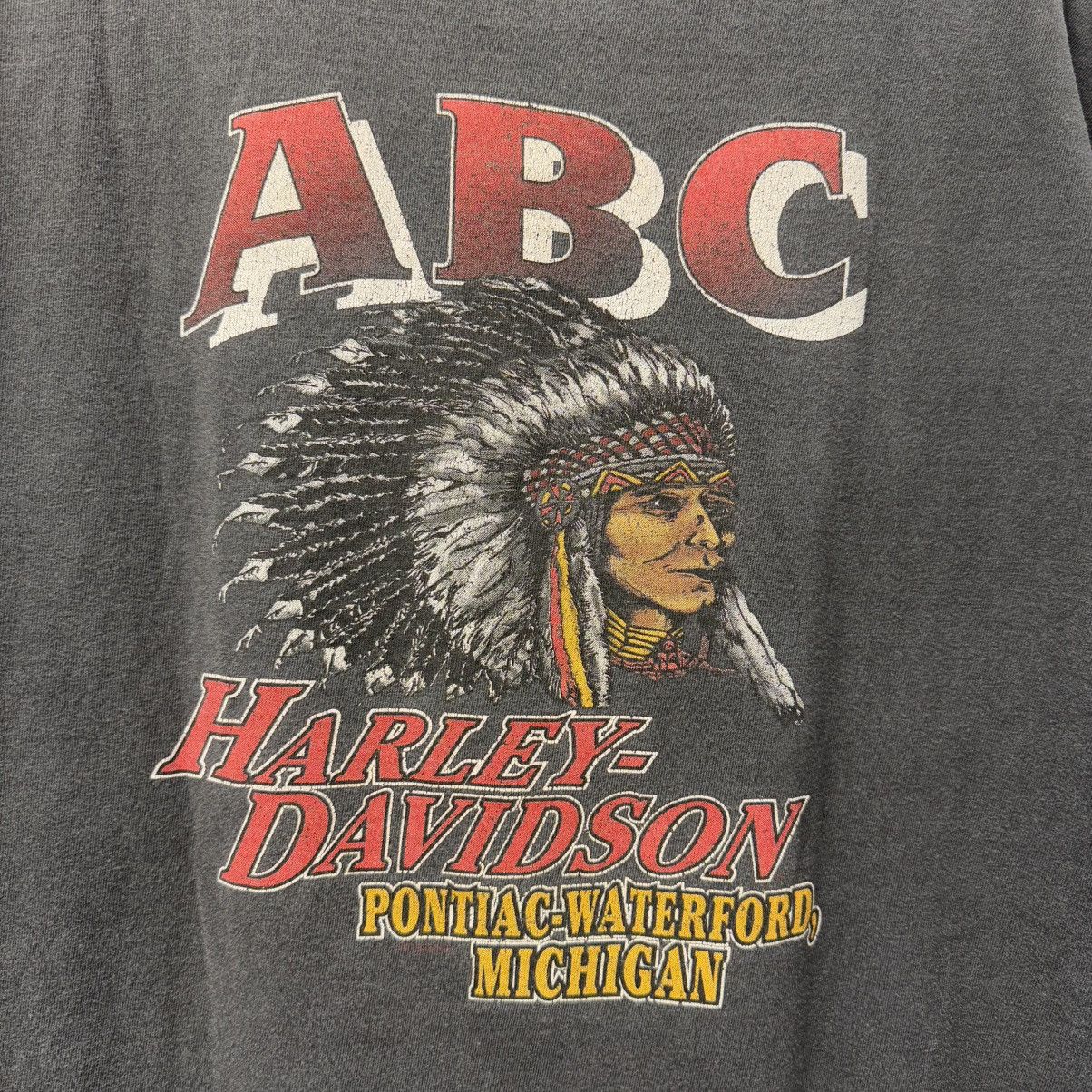 Harley Davidson × Vintage Vintage RARE 90s Harley Davidson Big Eagle Indian Chief Tee Size US XL / EU 56 / 4 - 12 Thumbnail
