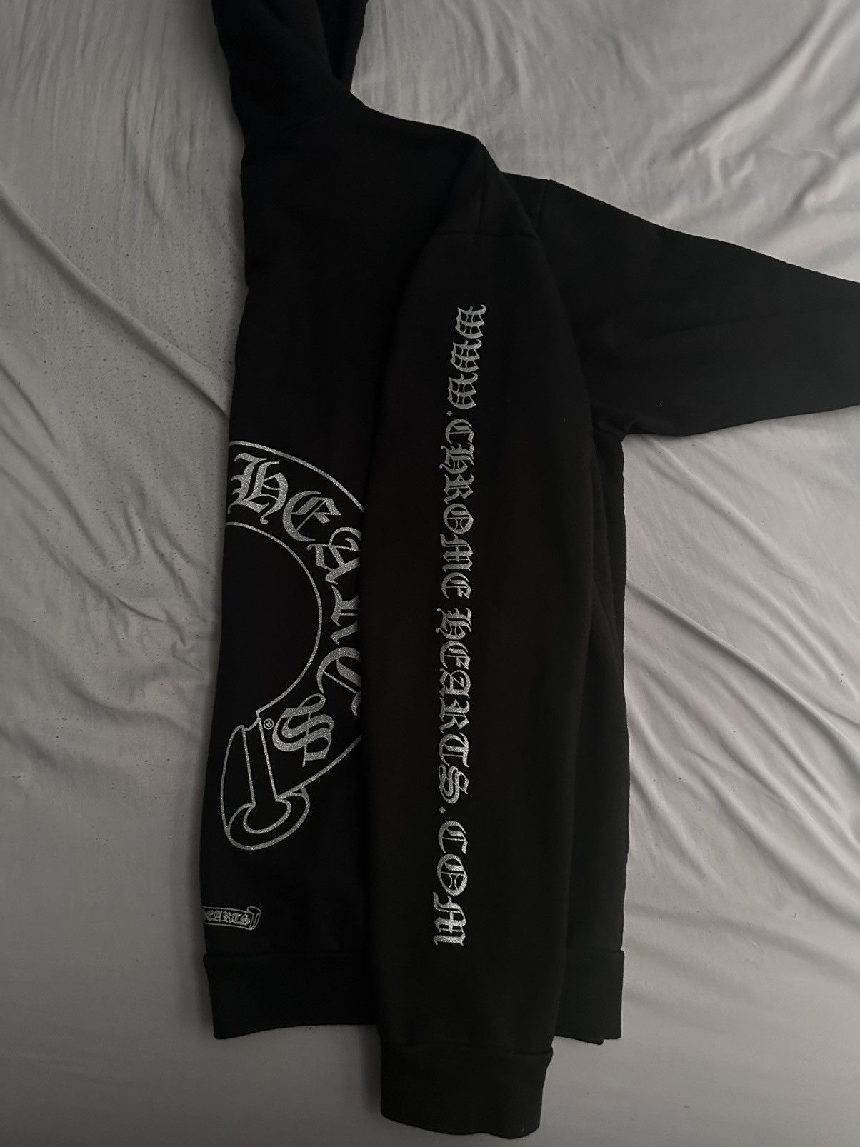 Chrome Hearts CHR0ME HEARTS : SILVER GLITTER H00DIE Size US L / EU 52-54 / 3 - 4 Thumbnail