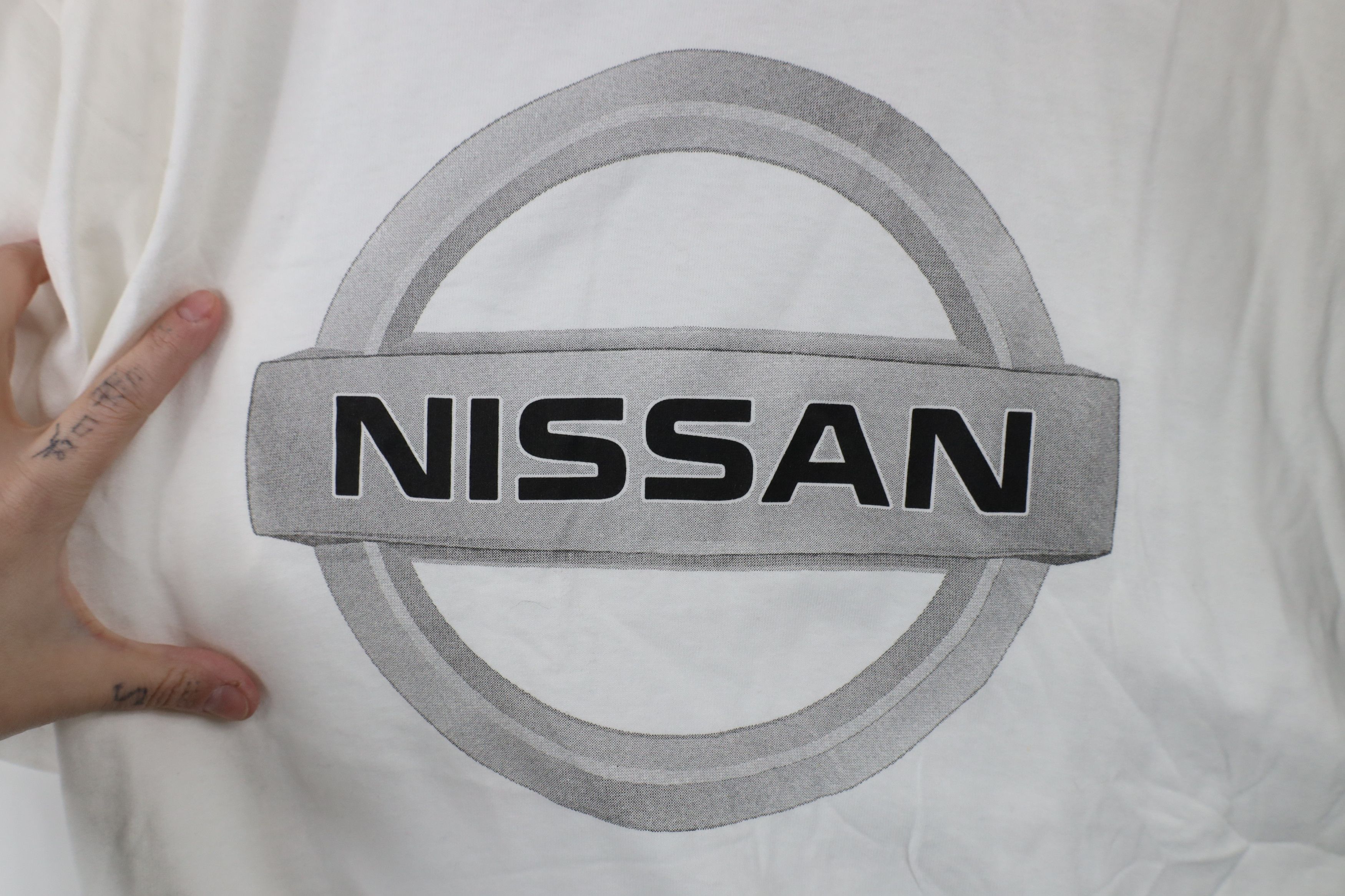 Champion × Vintage Vintage 90s Champion Nissan Motors Short Sleeve T-Shirt Size US XL / EU 56 / 4 - 5 Thumbnail