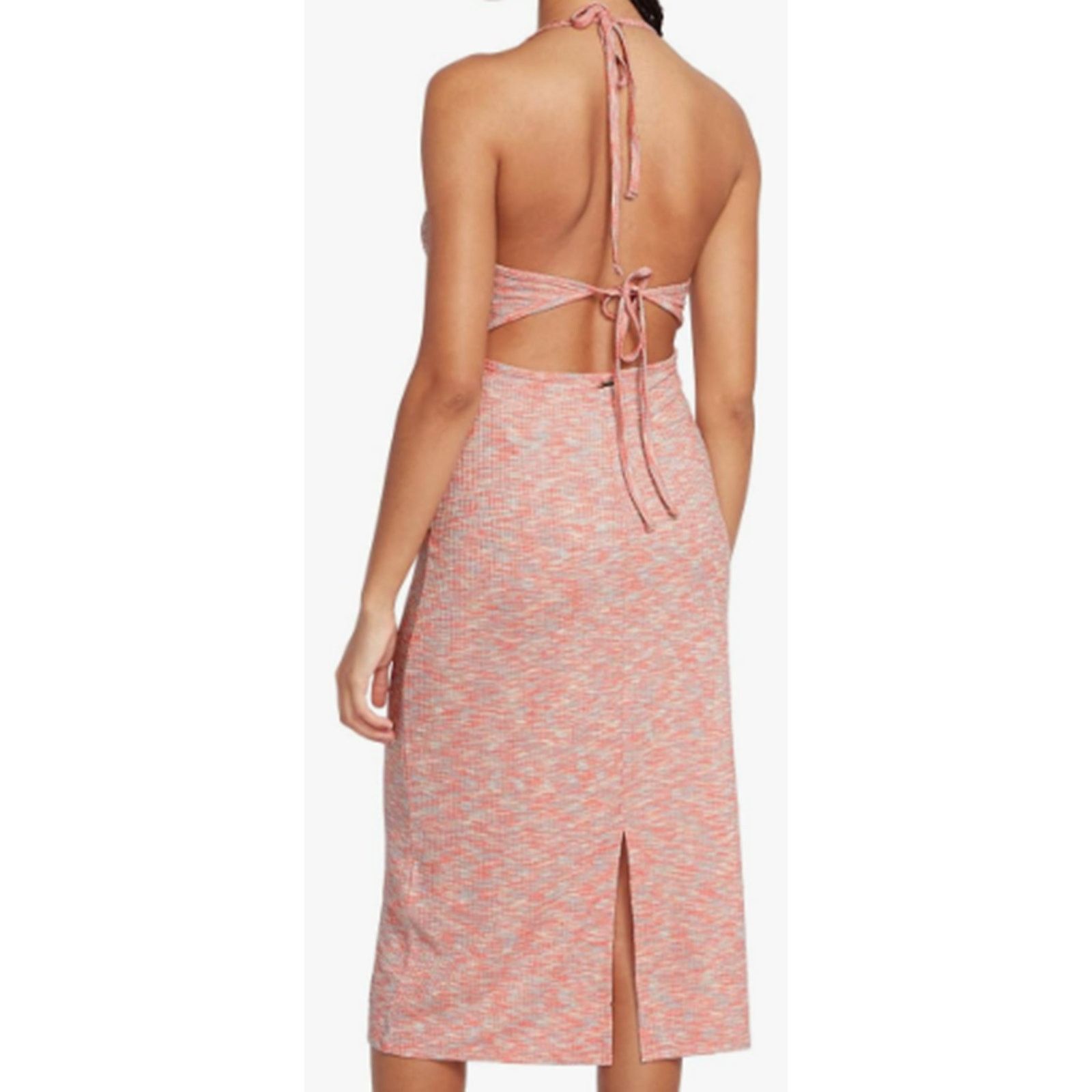 Volcom Volcom Women's Race 2 Space Fitted Midi Halter Dress XL Size XL / US 12-14 / IT 48-50 - 3 Thumbnail