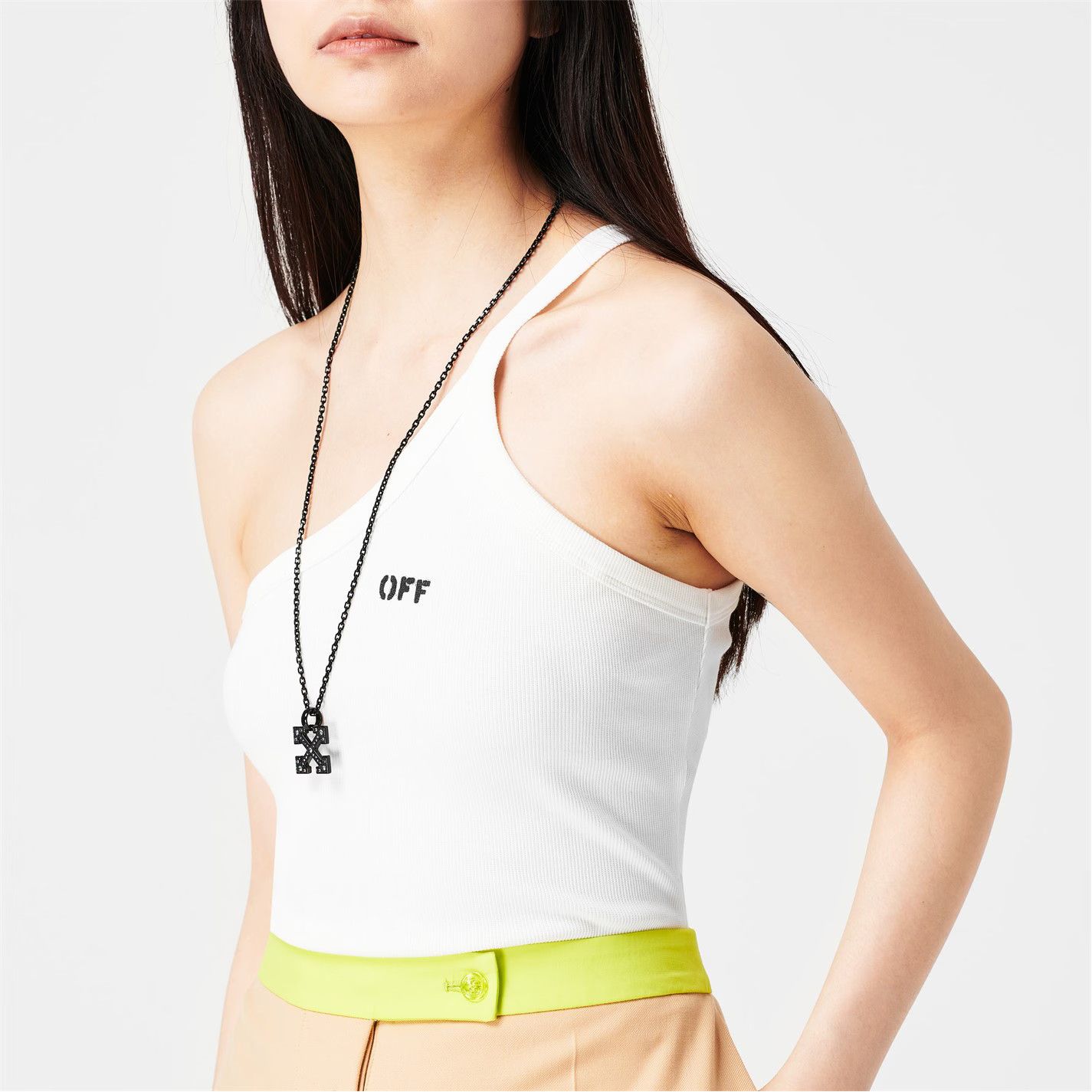 Off-White o1g2r1mq1224 Tank Top in White Size L / US 10 / IT 46 - 5 Thumbnail