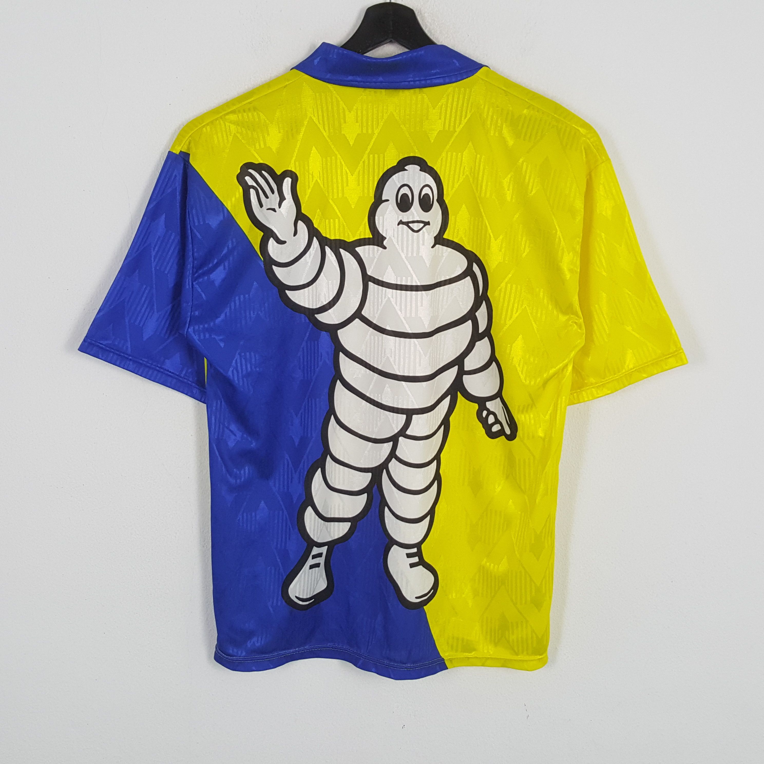 Vintage MICHELIN WORLD CUP FRANCE 98 Promo Style Jersey Size US L / EU 52-54 / 3 - 1 Thumbnail