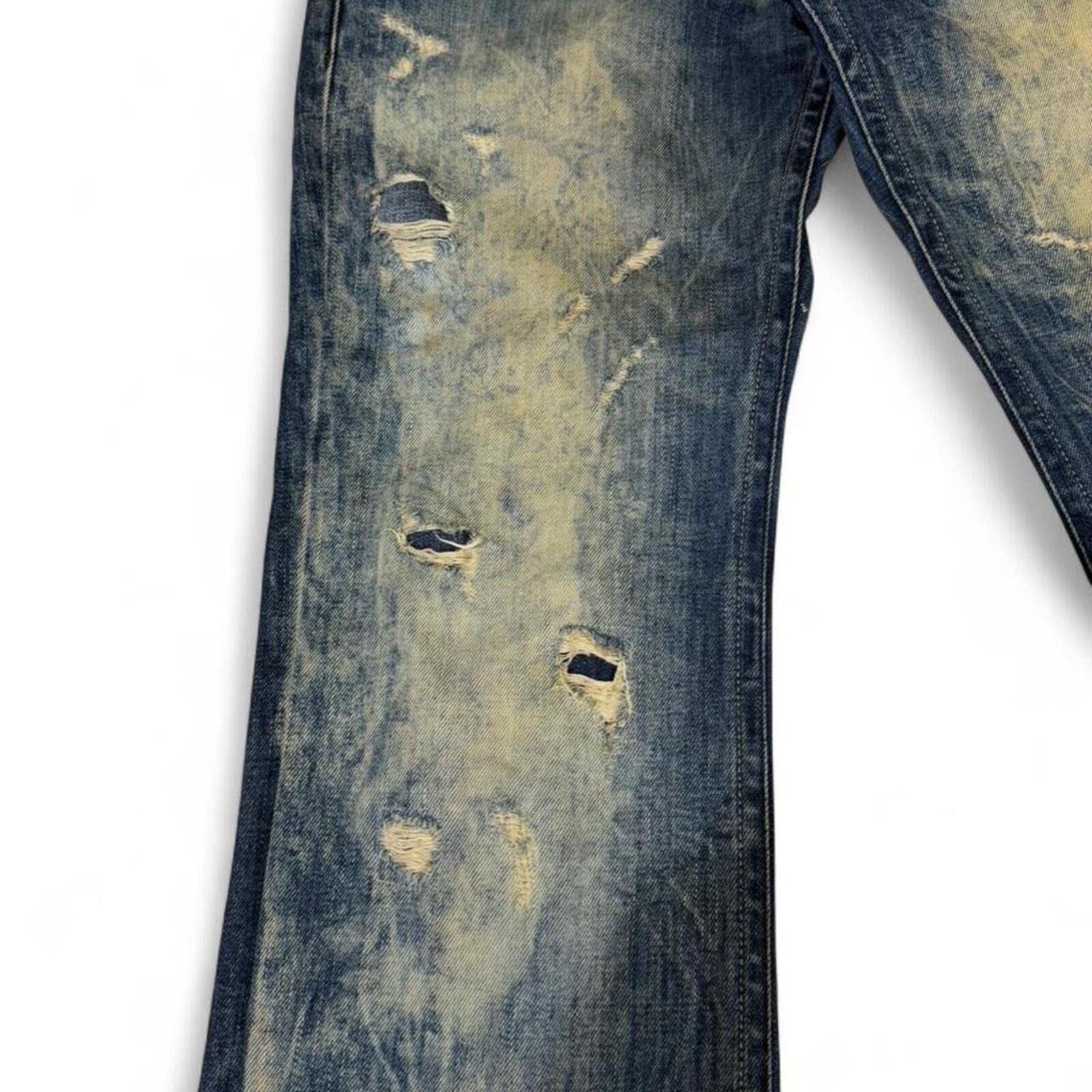 True Religion Buckaroo vintage flap pockets with stud works mud wash shade Size 29" - 5 Thumbnail