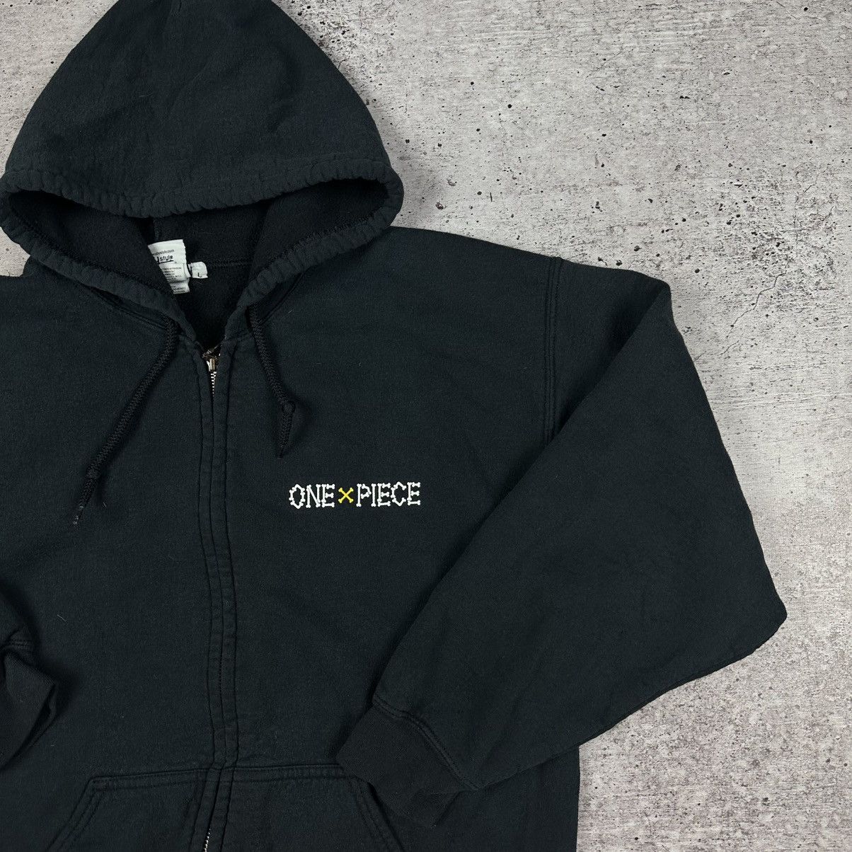 Japanese Brand Vintage One Piece Pirates Heart Zip Hoodie Size US L / EU 52-54 / 3 - 3 Thumbnail