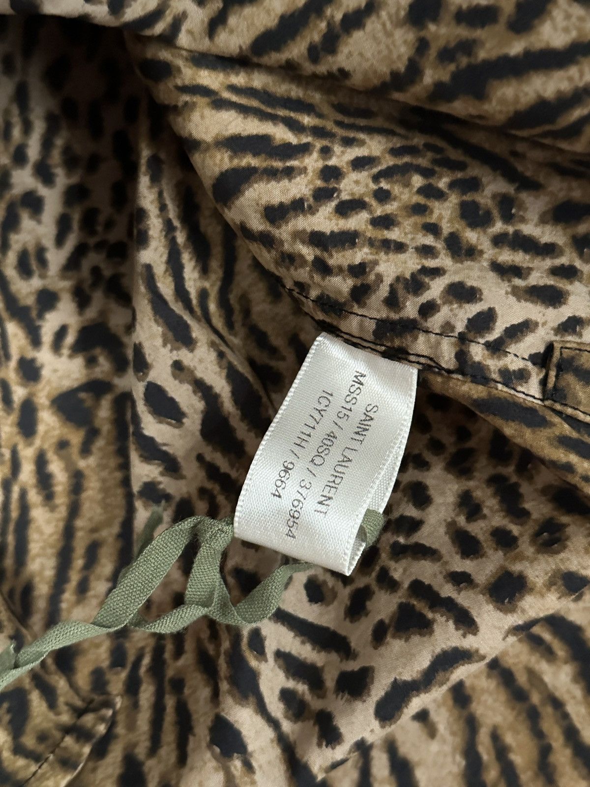 Saint Laurent Paris Saint Laurent Paris by Hedi Slimane Leopard Shirt Size US S / EU 44-46 / 1 - 5 Thumbnail