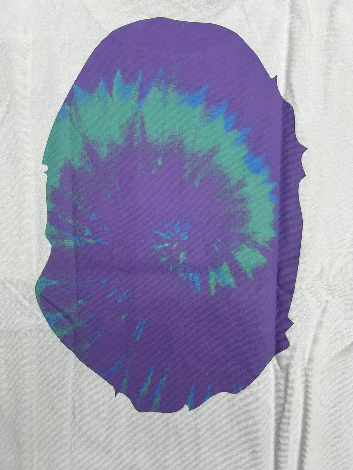 Bape Bape Tie Dye Ape Head T-Shirt Size US L / EU 52-54 / 3 - 5 Thumbnail
