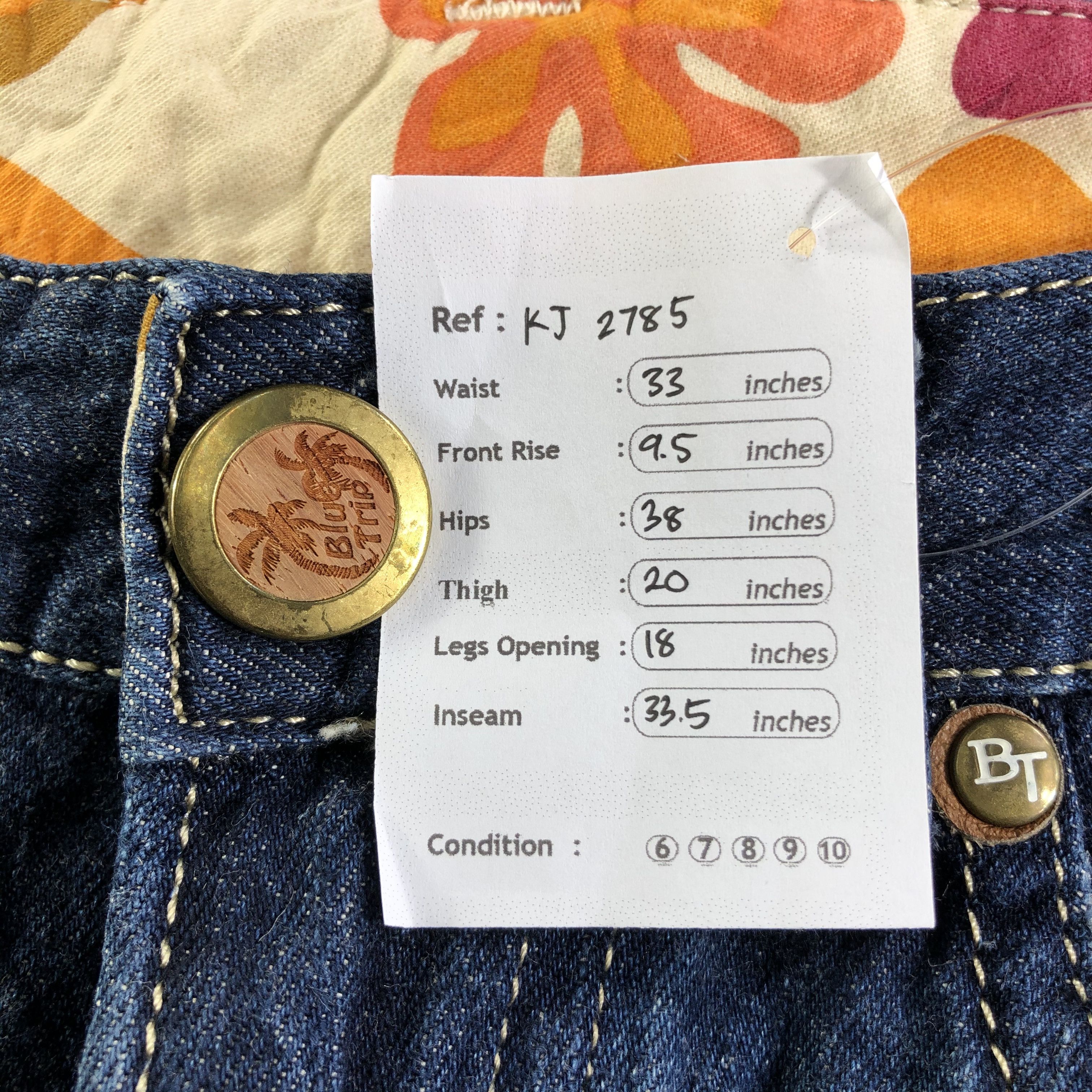 Edwin Edwin Blue Trip Jeans Distress Flare Denim Size US 30 / EU 46 - 10 Thumbnail