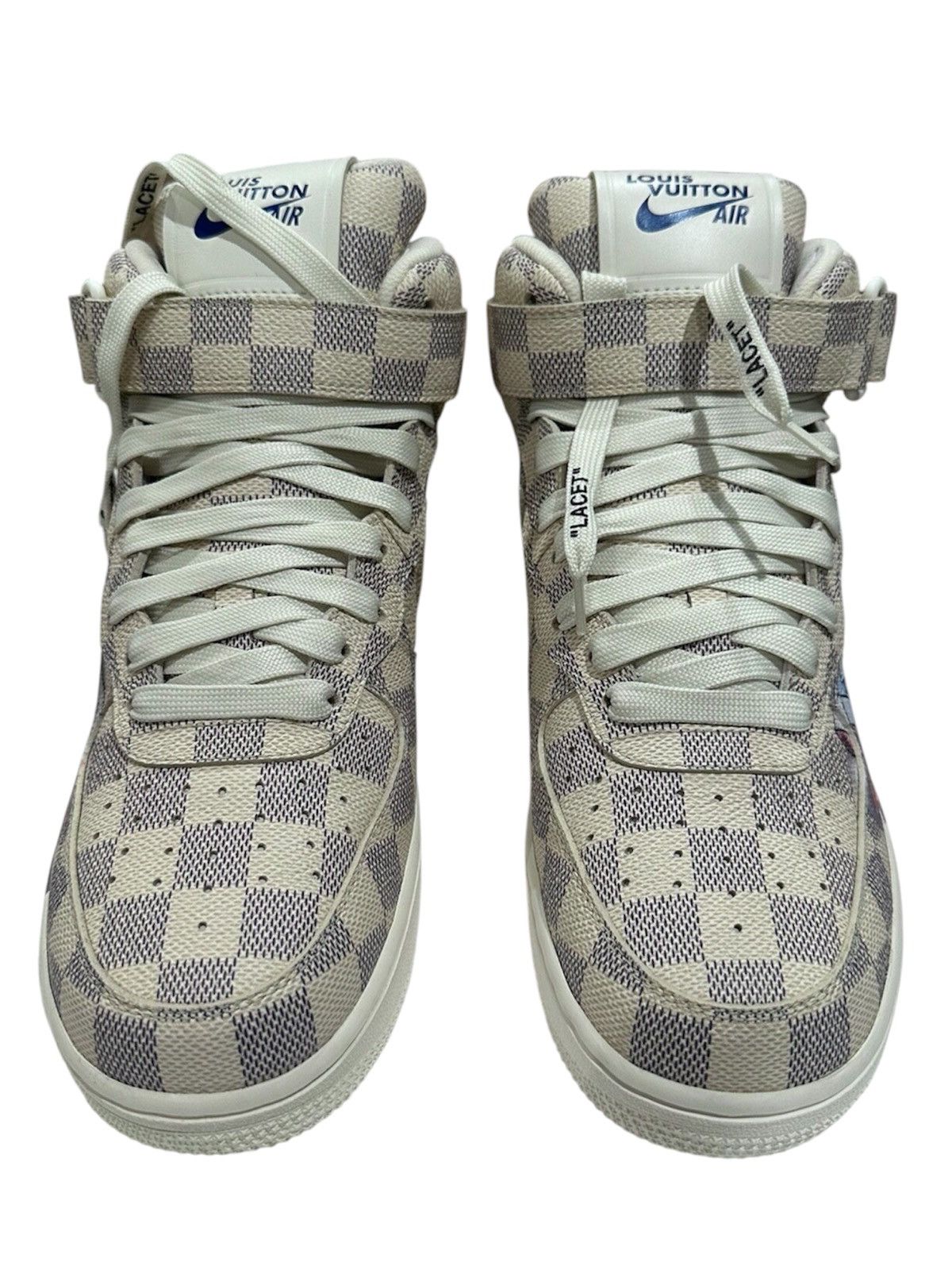 Louis Vuitton Louis Vuitton X Nike X Off White 9.5 Air Force 1 Graffiti Size US 9.5 / EU 42-43 - 6 Thumbnail