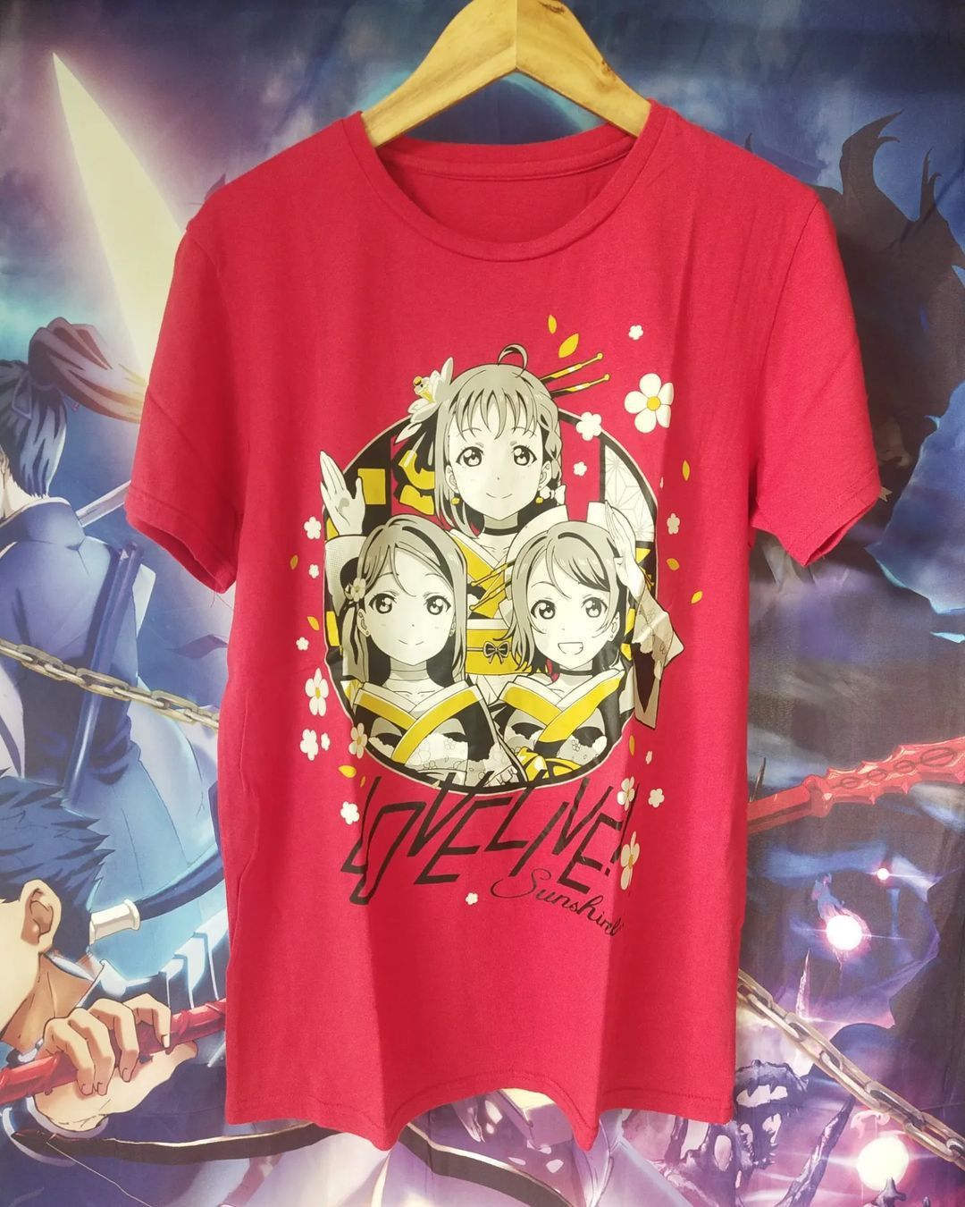 Anime × Japanese Brand Love Live Sunshine! Red Trio Art Anime Idol Tees Banpresto Size US L / EU 52-54 / 3 - 1 Thumbnail