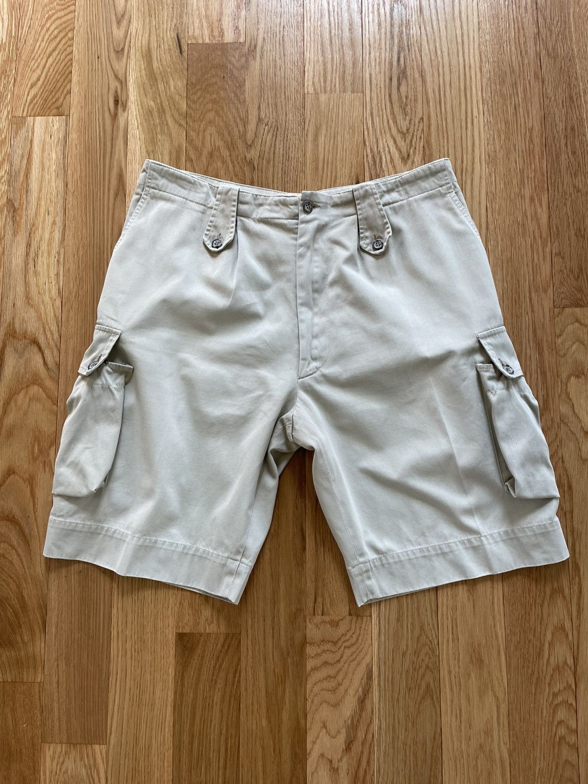 Dolce & Gabbana Beige Khaki Cargo Shorts MSRP $695 Size 34