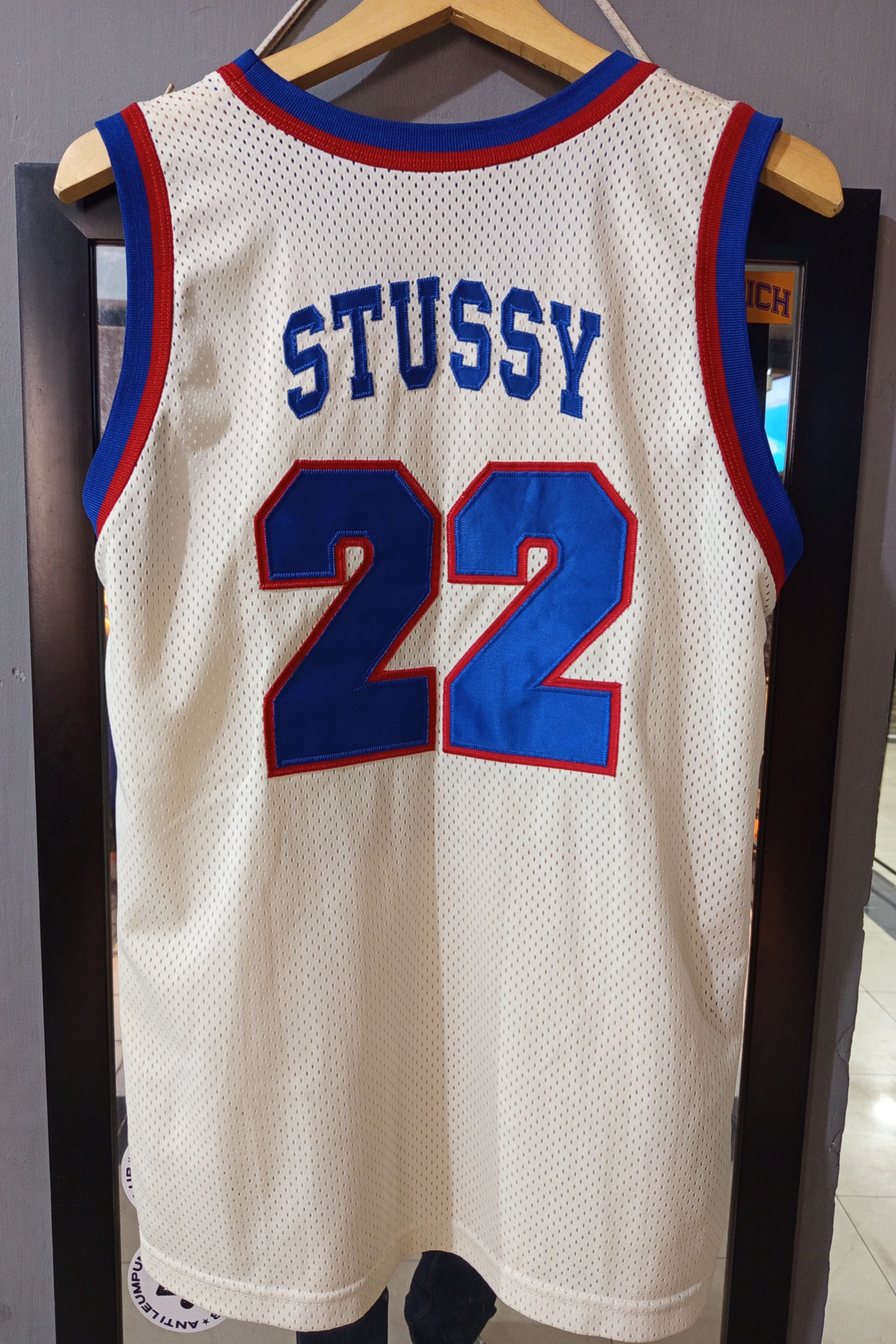 Stussy Stussy Cropped Mesh Logo Football Jersey SU24 | Grailed